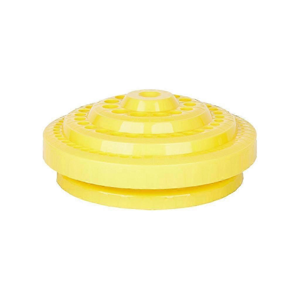 Drill Bit Storage Base, Drill Needle Grinding Head Plastic Tool Organiser Box--Yellow