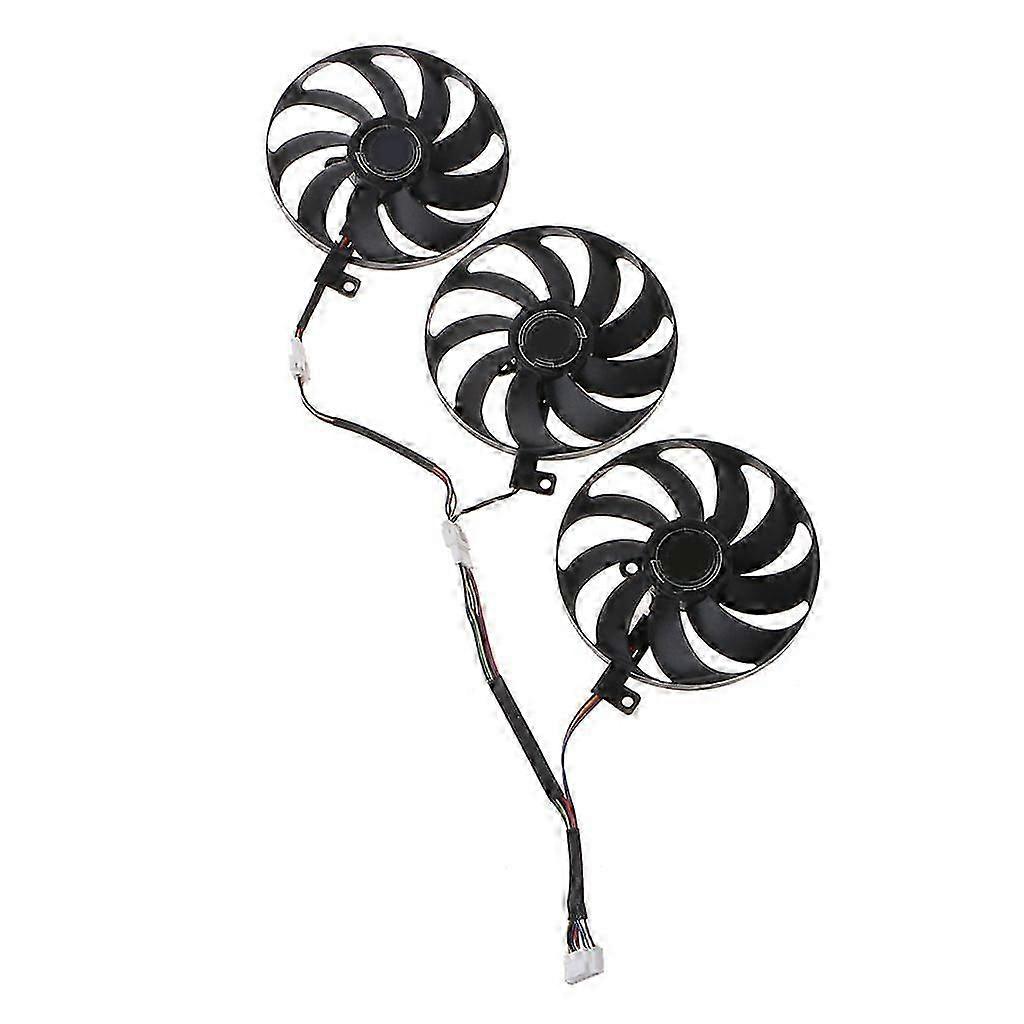3Pcs 88MM T129215SU 7Pin Cooling Fan for ROG STRIX RTX 2080 2080Ti 12V 0.5A