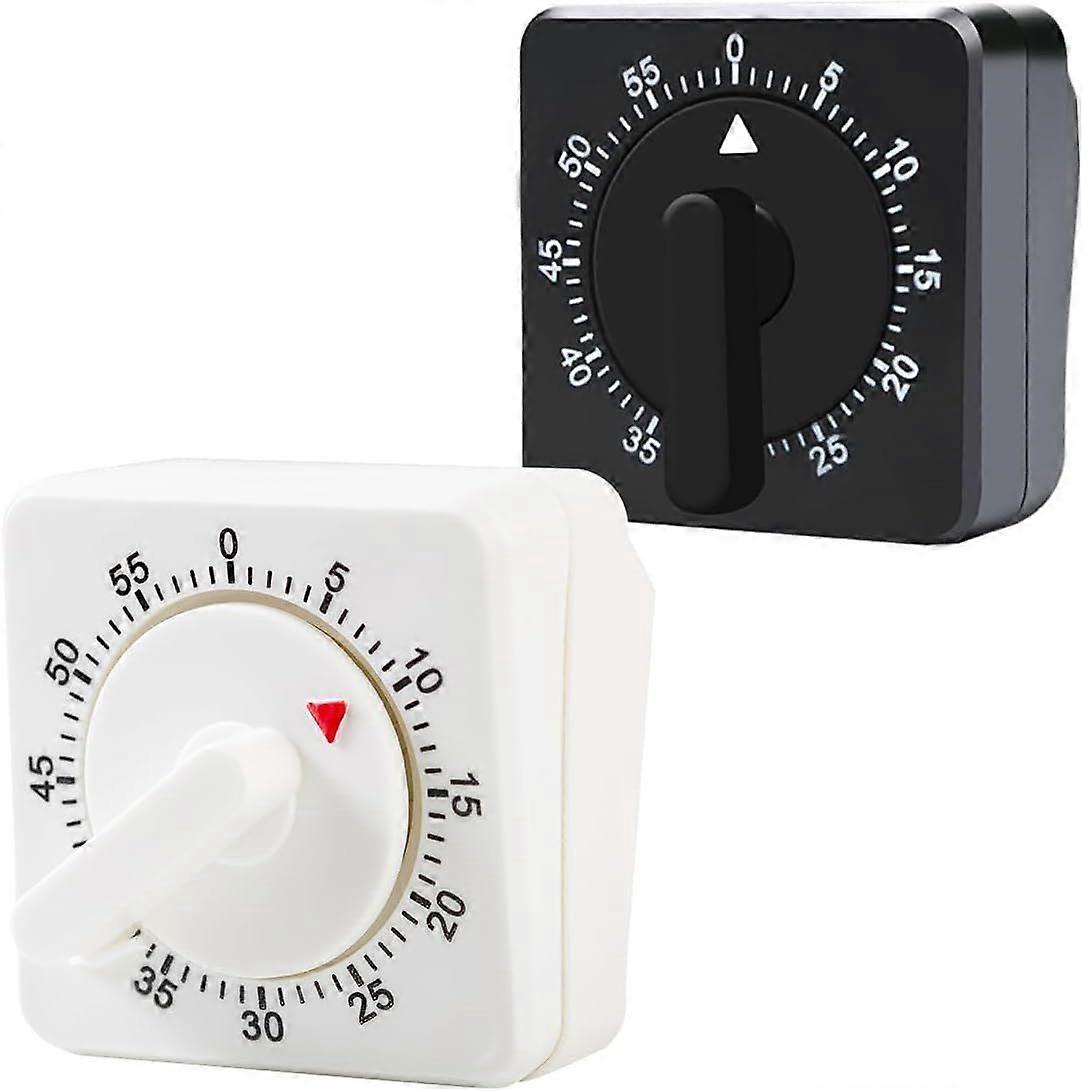 Pack Mechanical Kitchen Timer, Kitchen Timers, with Loud Alarm, 60 Minute Timer for Cooking and Learning