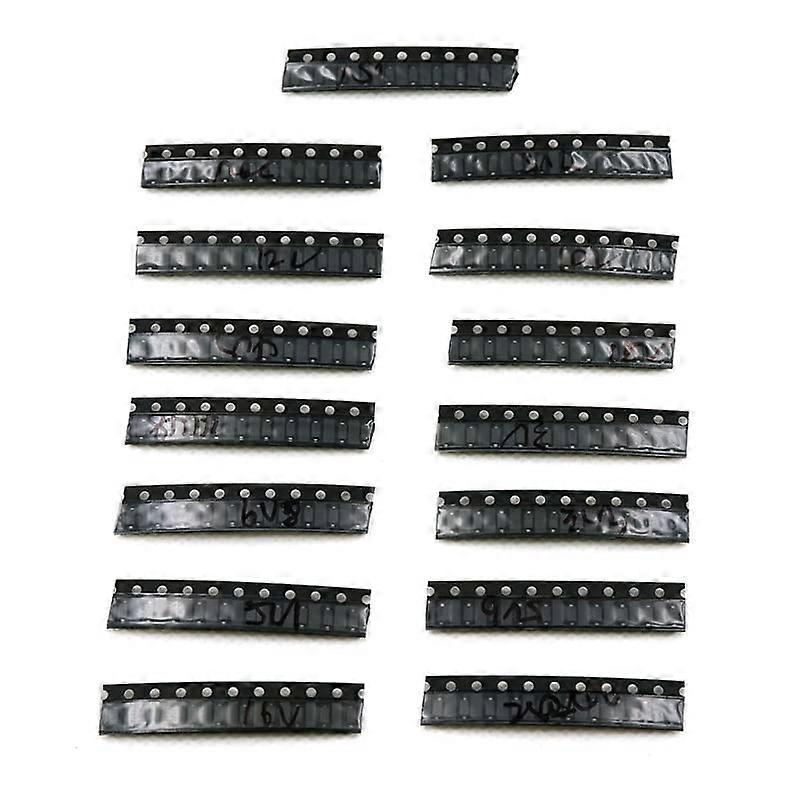 diode 123 1206 0.5W Zener diode SMD 15 Package Values 10 pcs 150pcs KIT