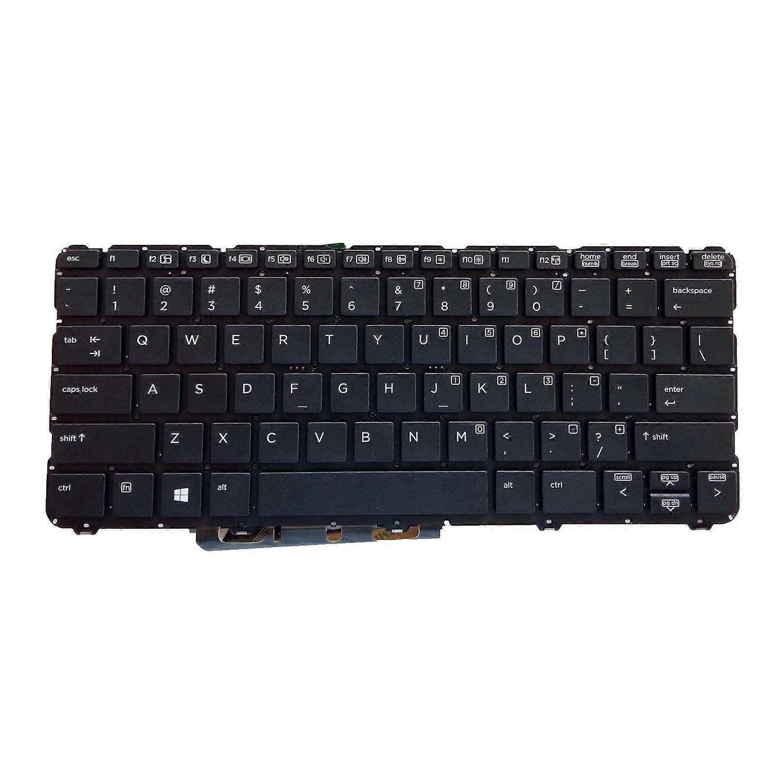 Laptop Keyboard Notebook English Keypad For HP Elitebook Folio 1020 1011 1012 X2 Folio Laptops Multicolor