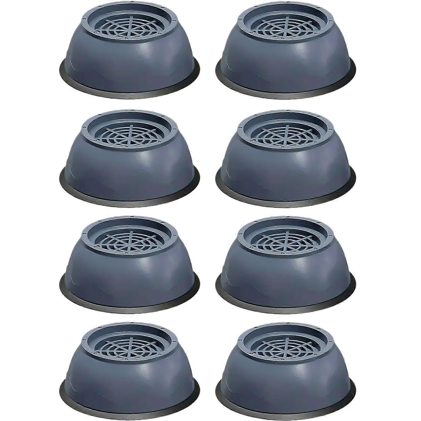 Washing Machine Dryer Anti-Vibration Pads with Suction Cups, Shock Absorbing Moisture-Proof Feet, 8 PCS Large Size