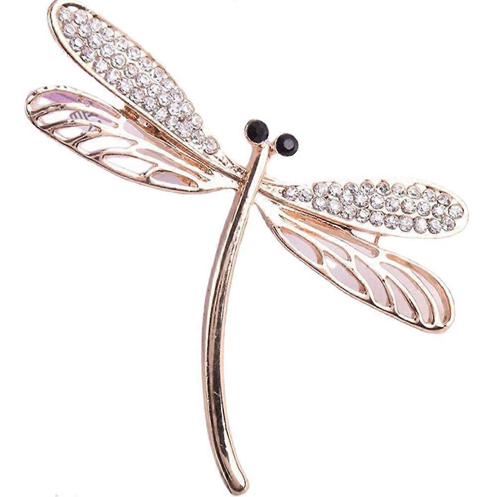 Brooch Pin with Rhinestones, Versatile Usage, Adds Sophistication to Your Style