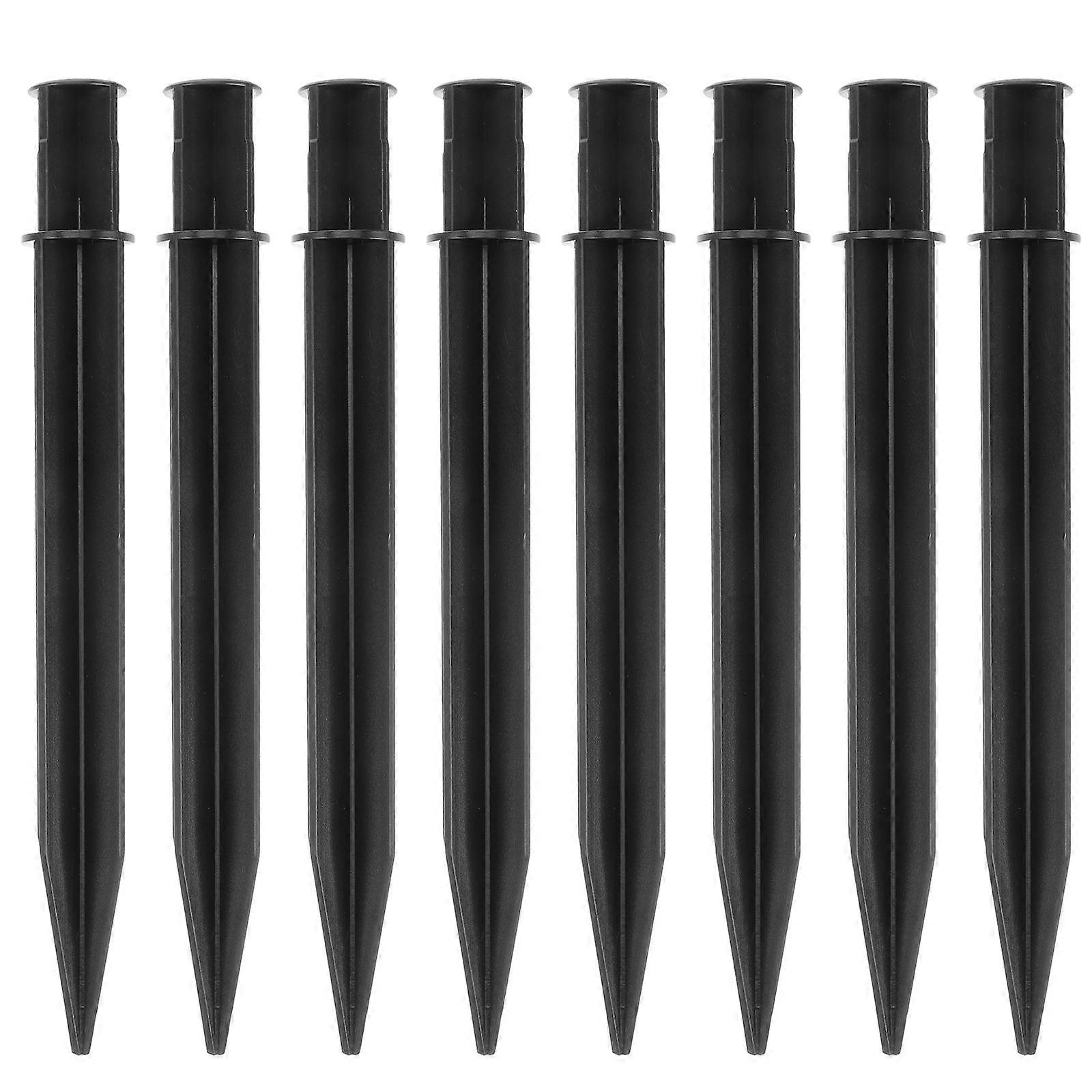 Solar Ground Plugs with Durable Composite Material for Outdoor Lighting