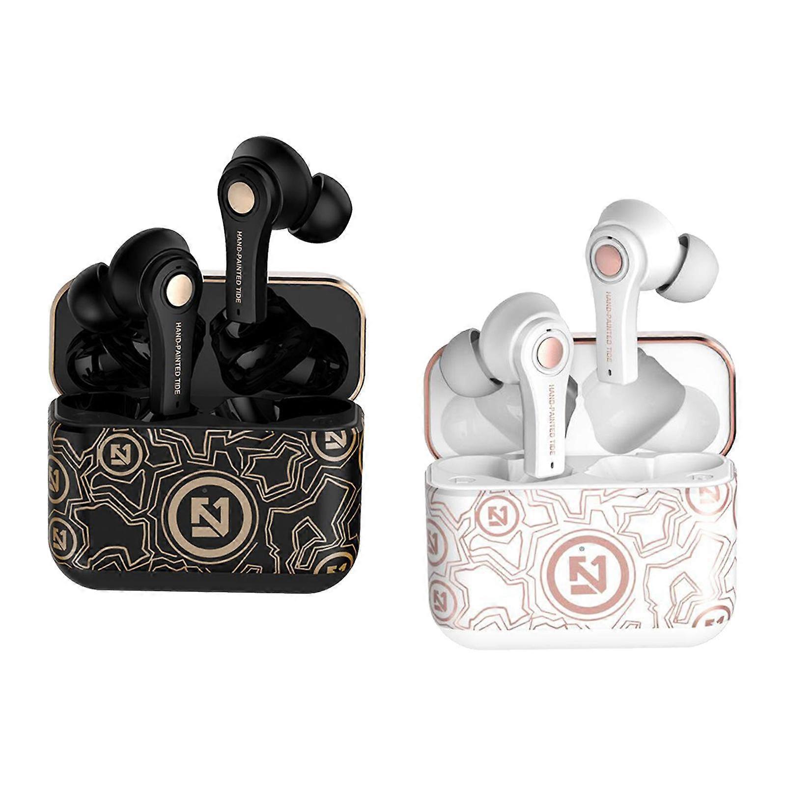 2 Set Hifi TS-100 Gerçek Kablosuz Kulaklık Bluetooth Ter Korumalı Stereo