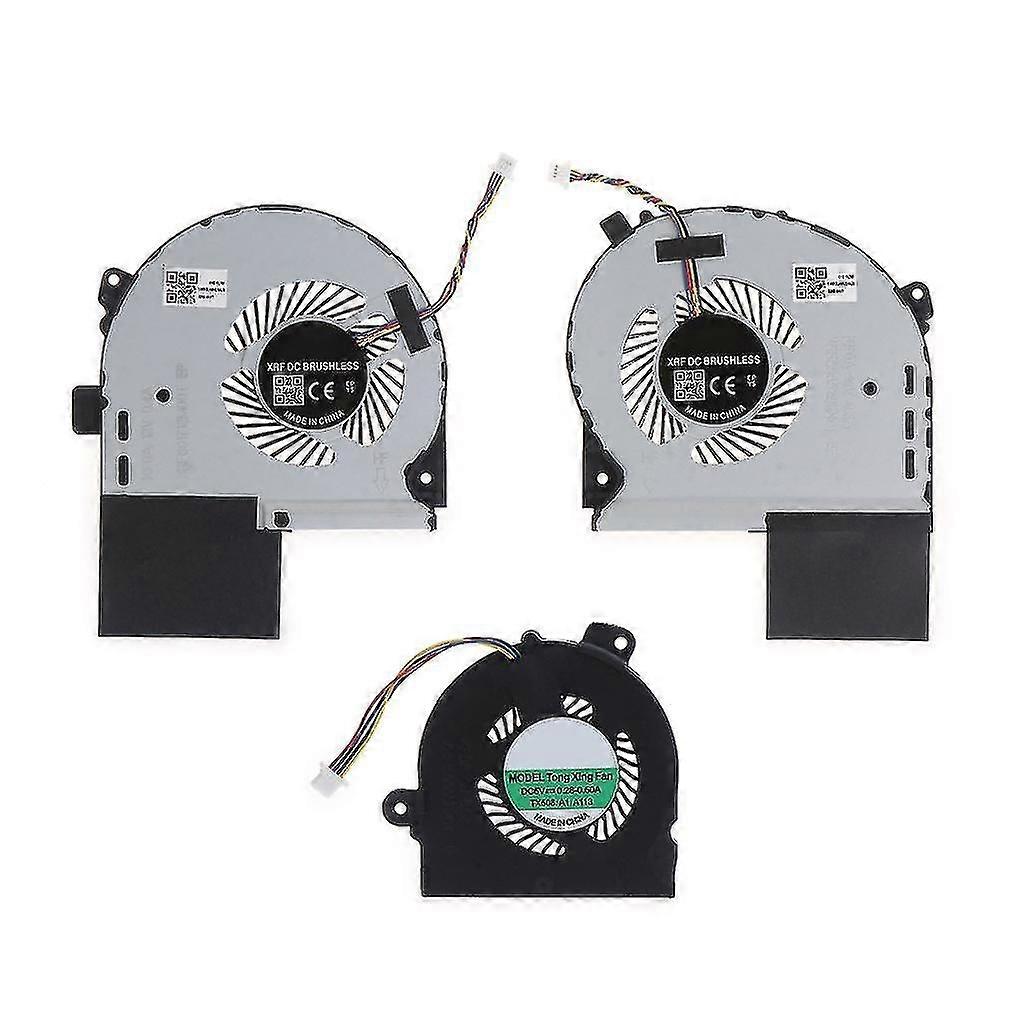 For Asus Rog Strix Gl703gs Gl703gm Notebook Cpu Gpu Cooling Fans Dc12v / 0.4a
