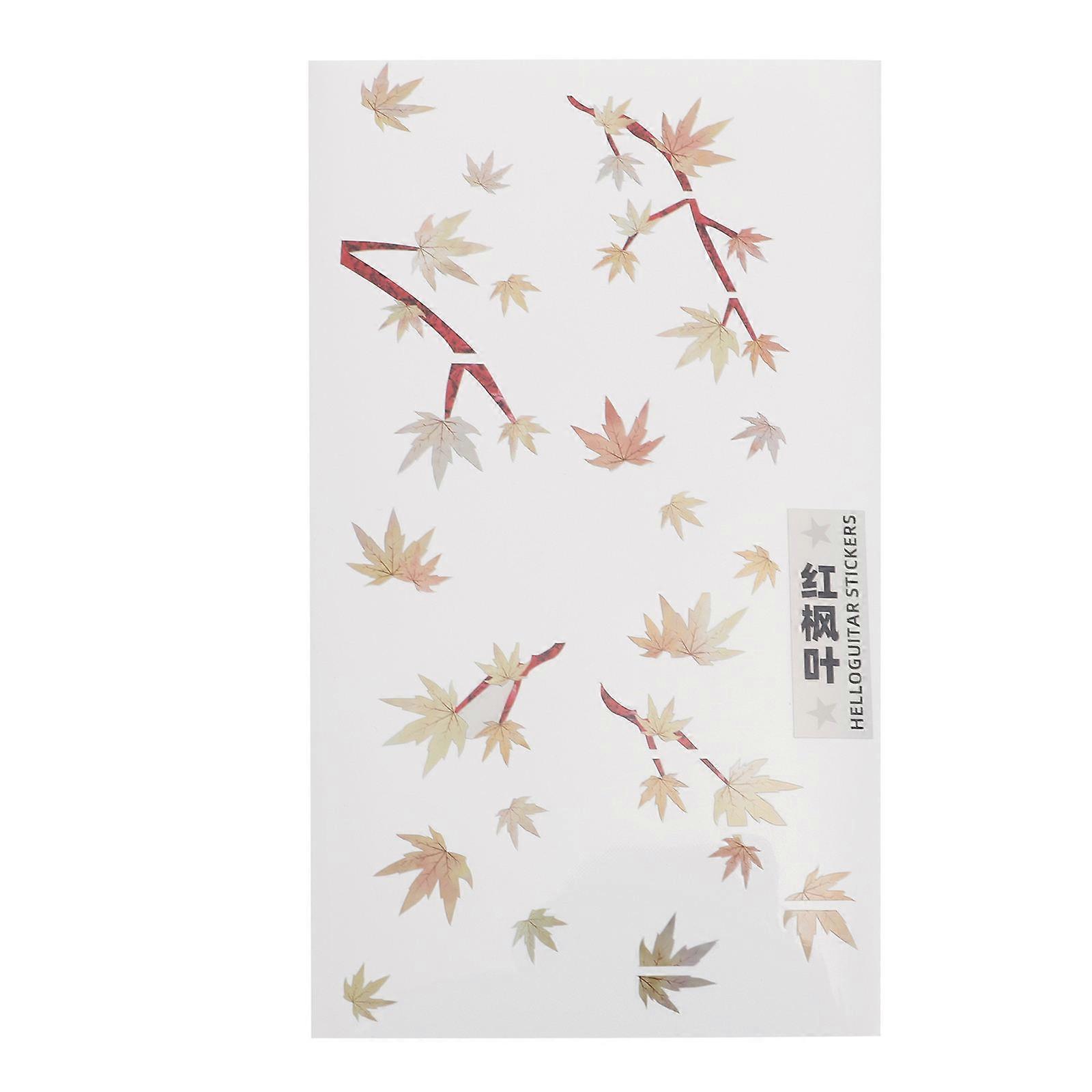 Gitarr Greppbräda Klistermärke Dekal Gitarr Dekoration .8X19CM Greppbräda Markörer 1 st