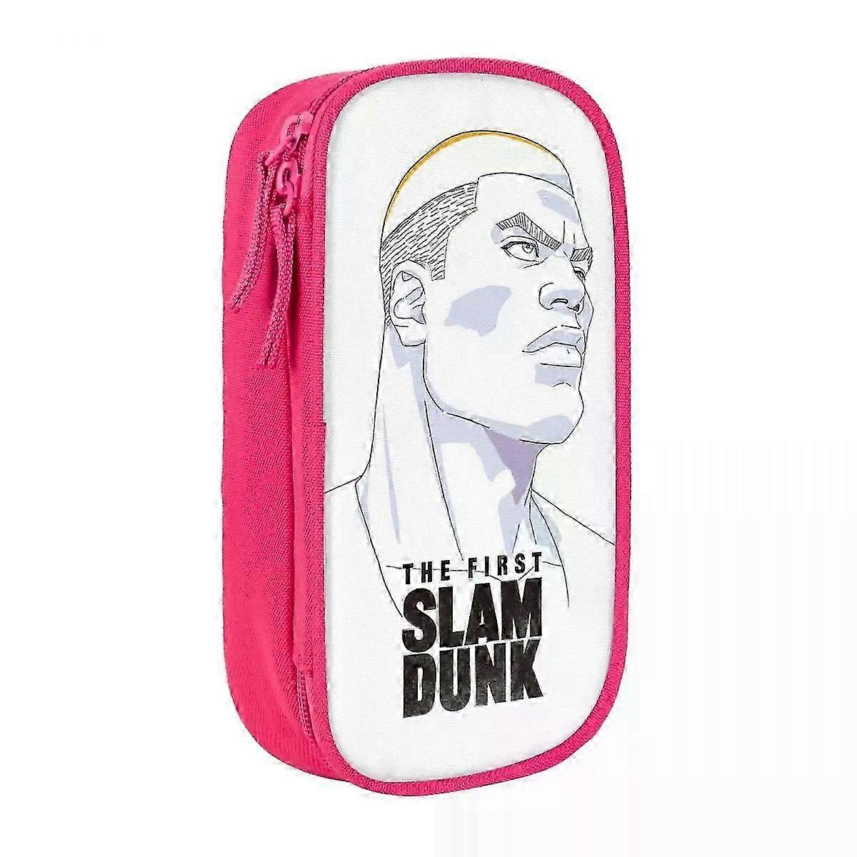 Large Storage Pencil Case for Kids Featuring Japanese Basketball Characters, Suitable for Various Brands, Perfect for School Use
