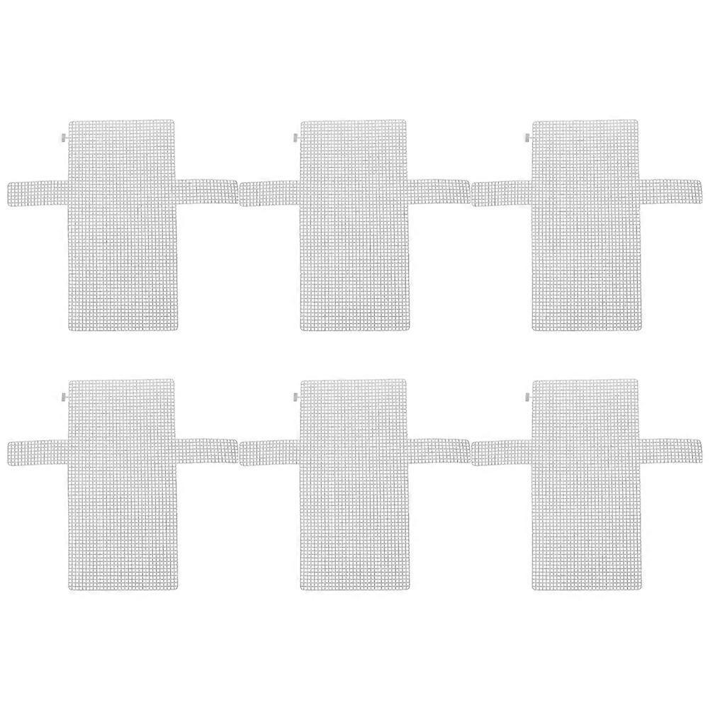 6pcs Bag DIY Plastic Sheets Embroidery Knitting Bag Handbag Grid Plates