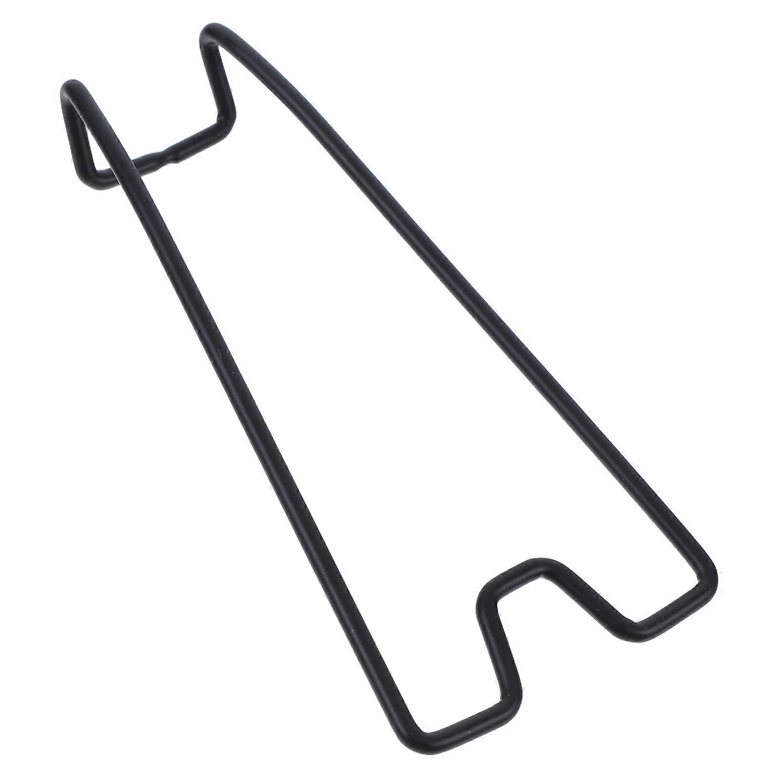 Picture Frame Prop Stand Photo Holder Home Decor Sturdy Hold Minimalist Structure Black 13.00X6.00X2.00CM 1Set