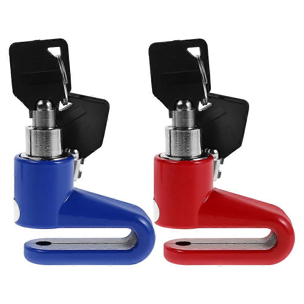 Heavy Duty Portable Disc Brake Lock for Motorcycles, Bicycles, and E Bikes – Theft Security with Key Chain for Maximum Vehicle Protection