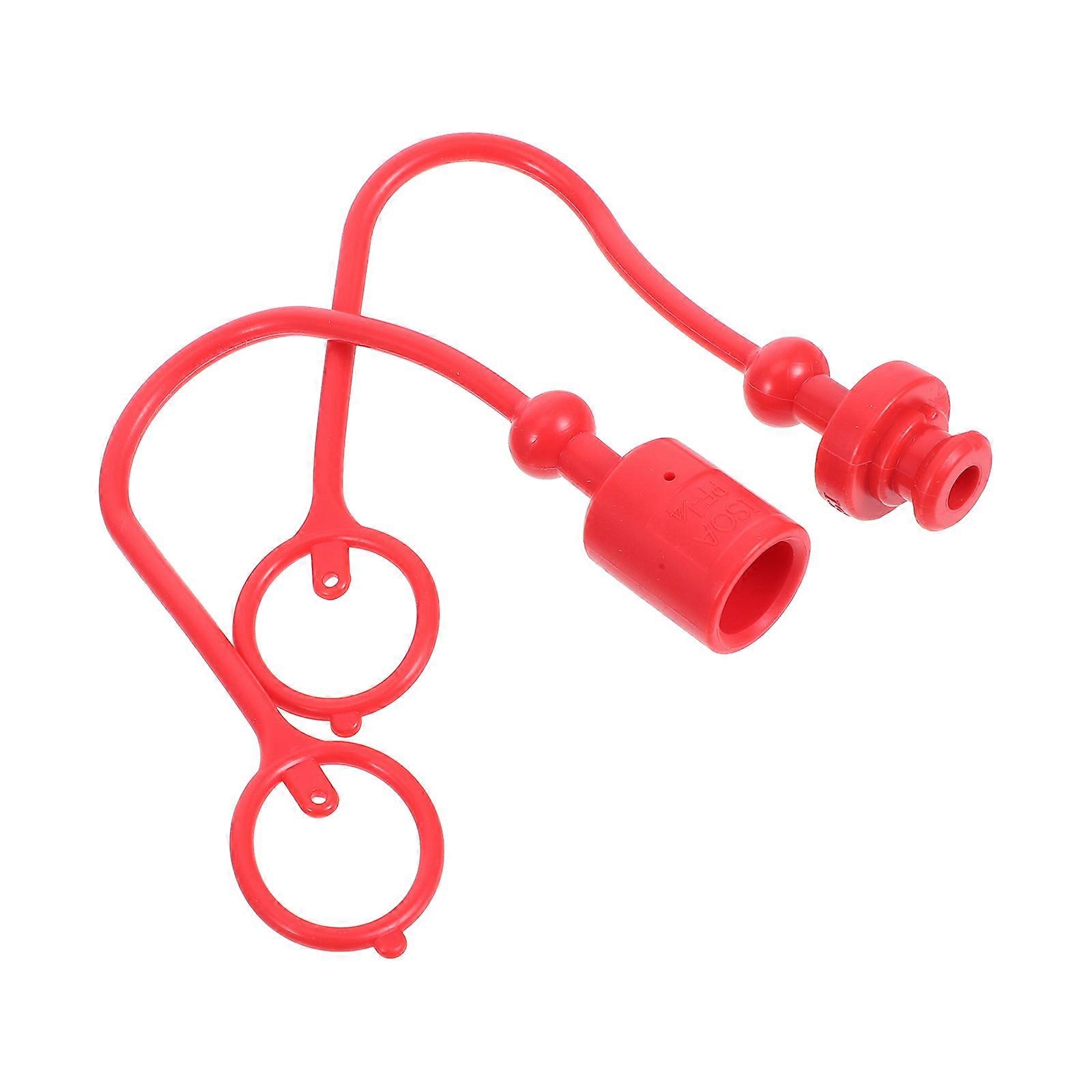 High Elastic Hydraulic Coupler Dust Cap Quick Connect Cover for Hose Protection Durable Rubber Plastic Cap Compatible with Various Hydraulic Fittings