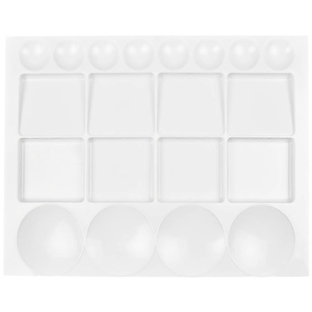 Plastic Palette Tray For Artists Mix Paint Colors Rectangular 1Pcs