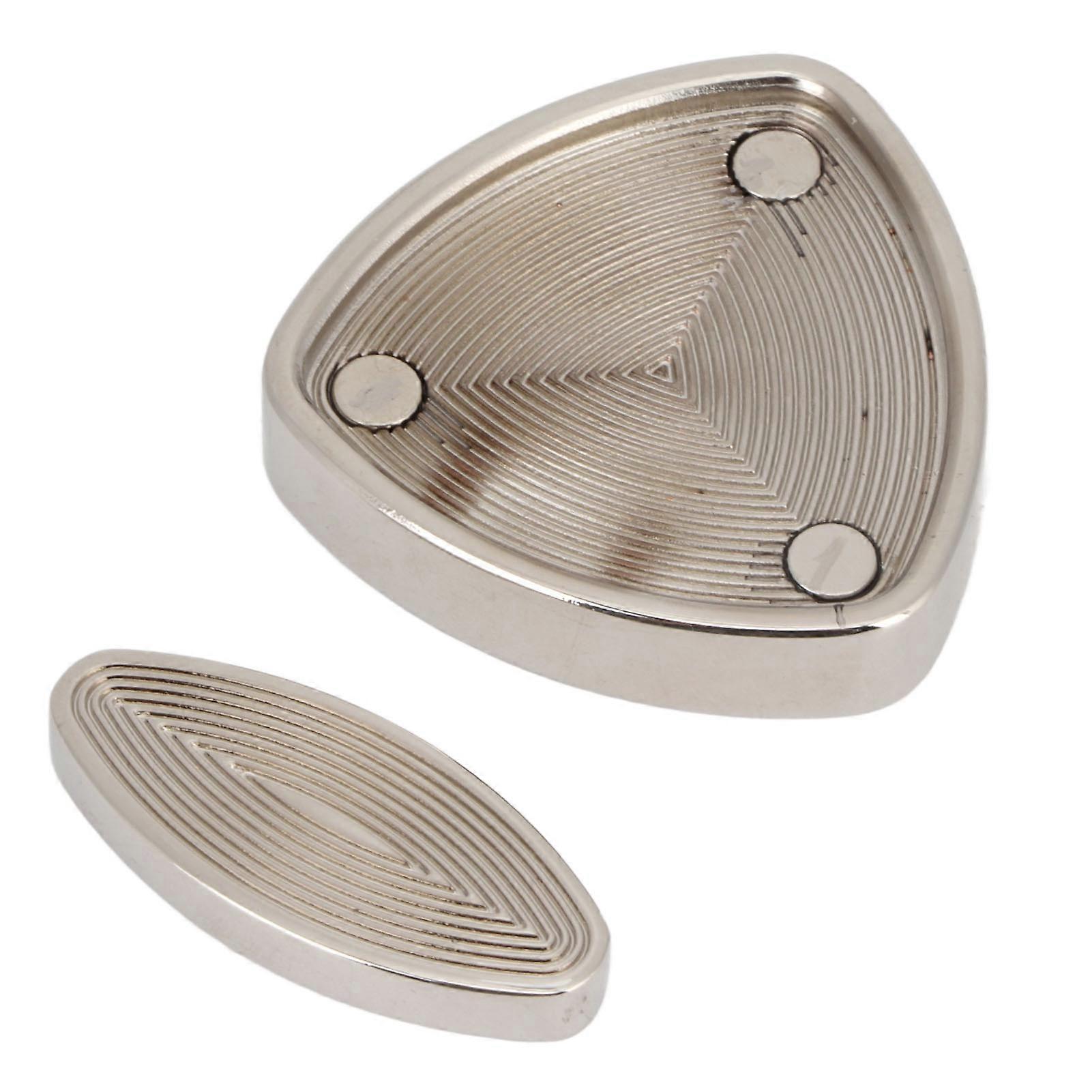 Triangular Spinner Slider for Adults, Metal Sensory Toy for Anxiety and Stress Relief, Great for Office and ADHD