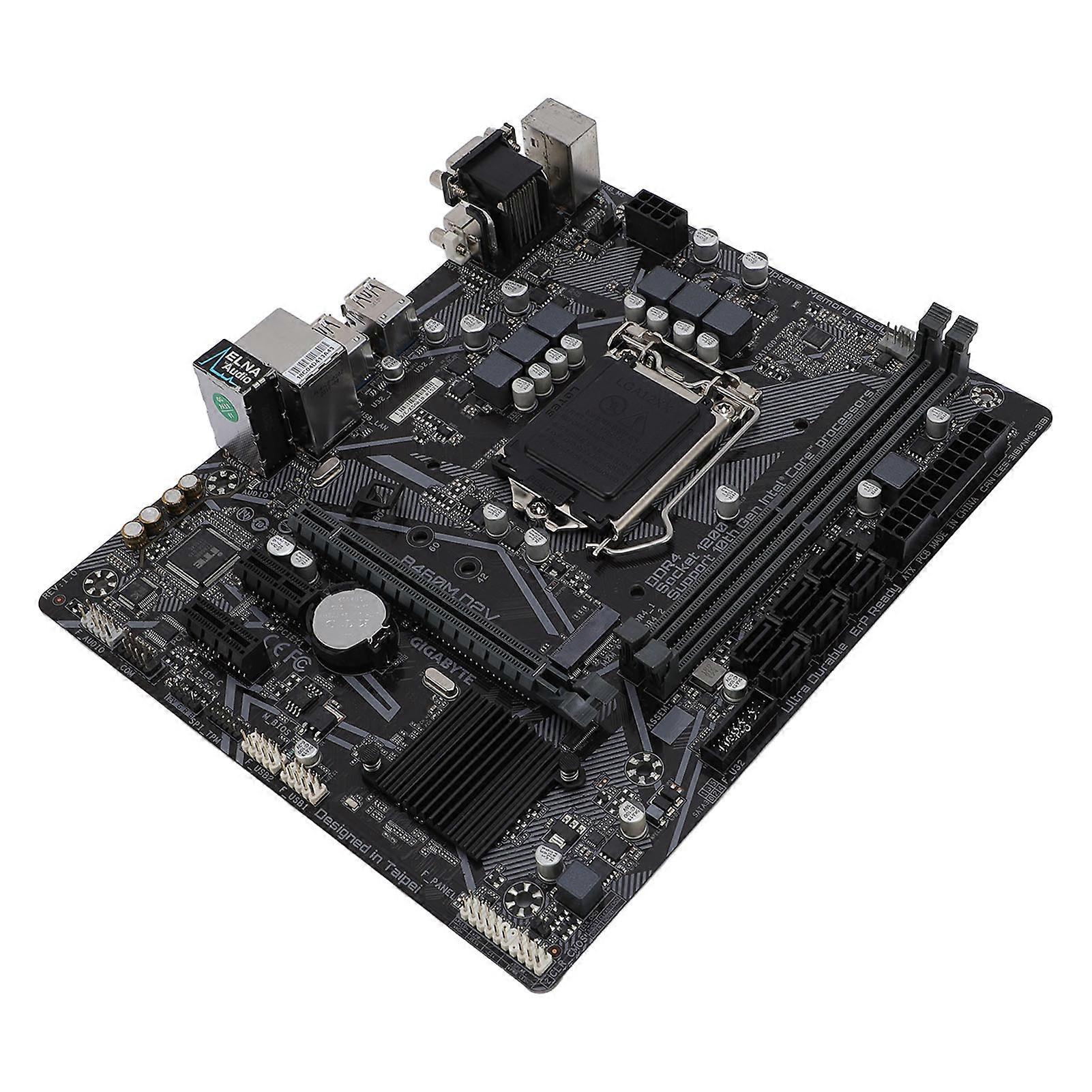 B460M D2V Motherboard M ATX DDR4x2 DIMM for LGA 1200 6xSerial ATA III 1xM.2 Slot Mainboard Supports Double Channel DDR4 2933 2666 2400 2133MHz