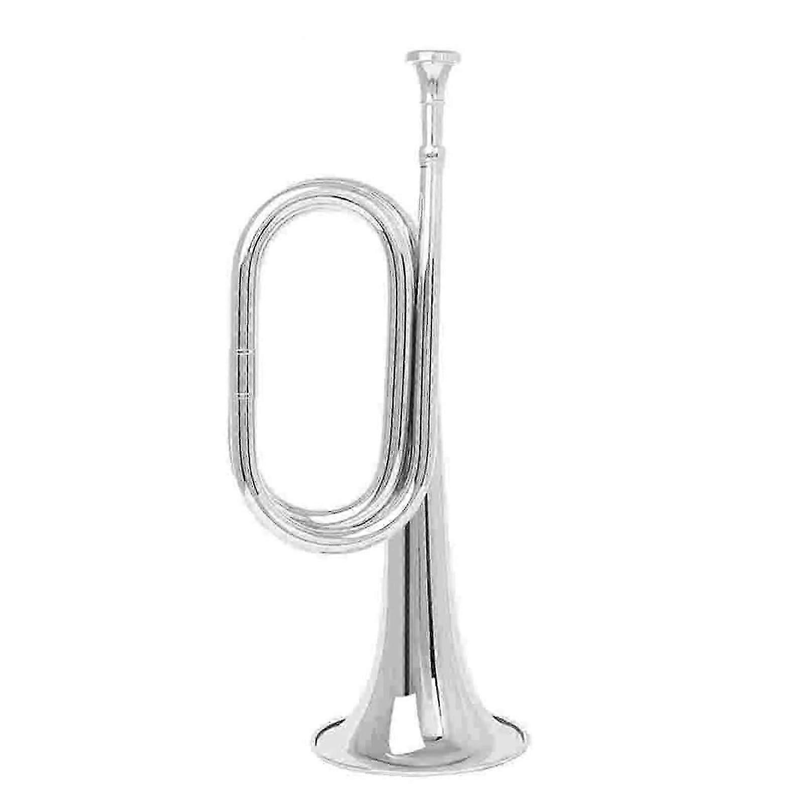Trumpets Instrument Bugle Trumpet Copper Trumpet Beginner Trumpet For Orchestra Wind Instrument Bugle (color : Silver)