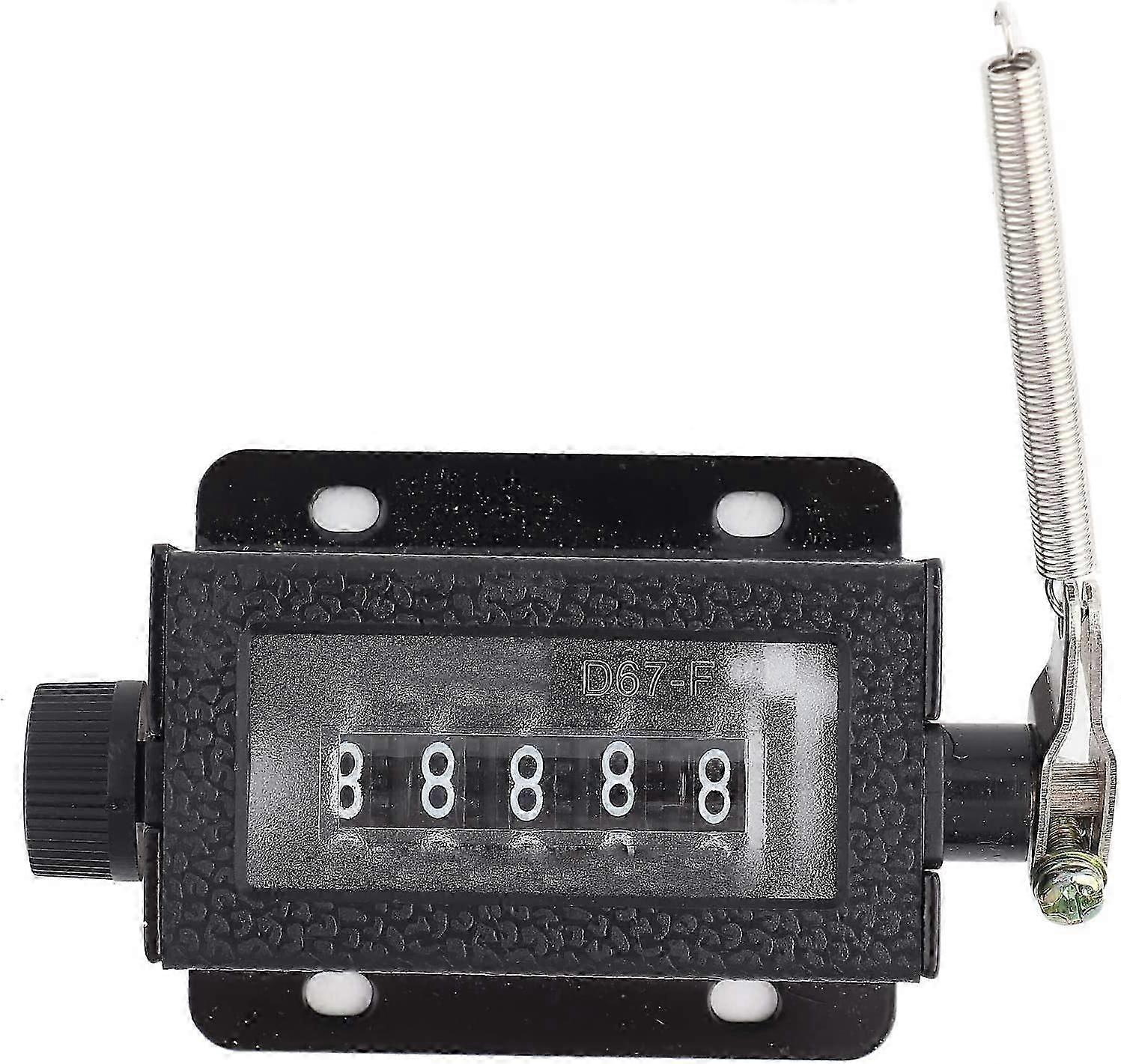 Mini Manual Mechanical Counter Counting 5 Digits Arithmometer