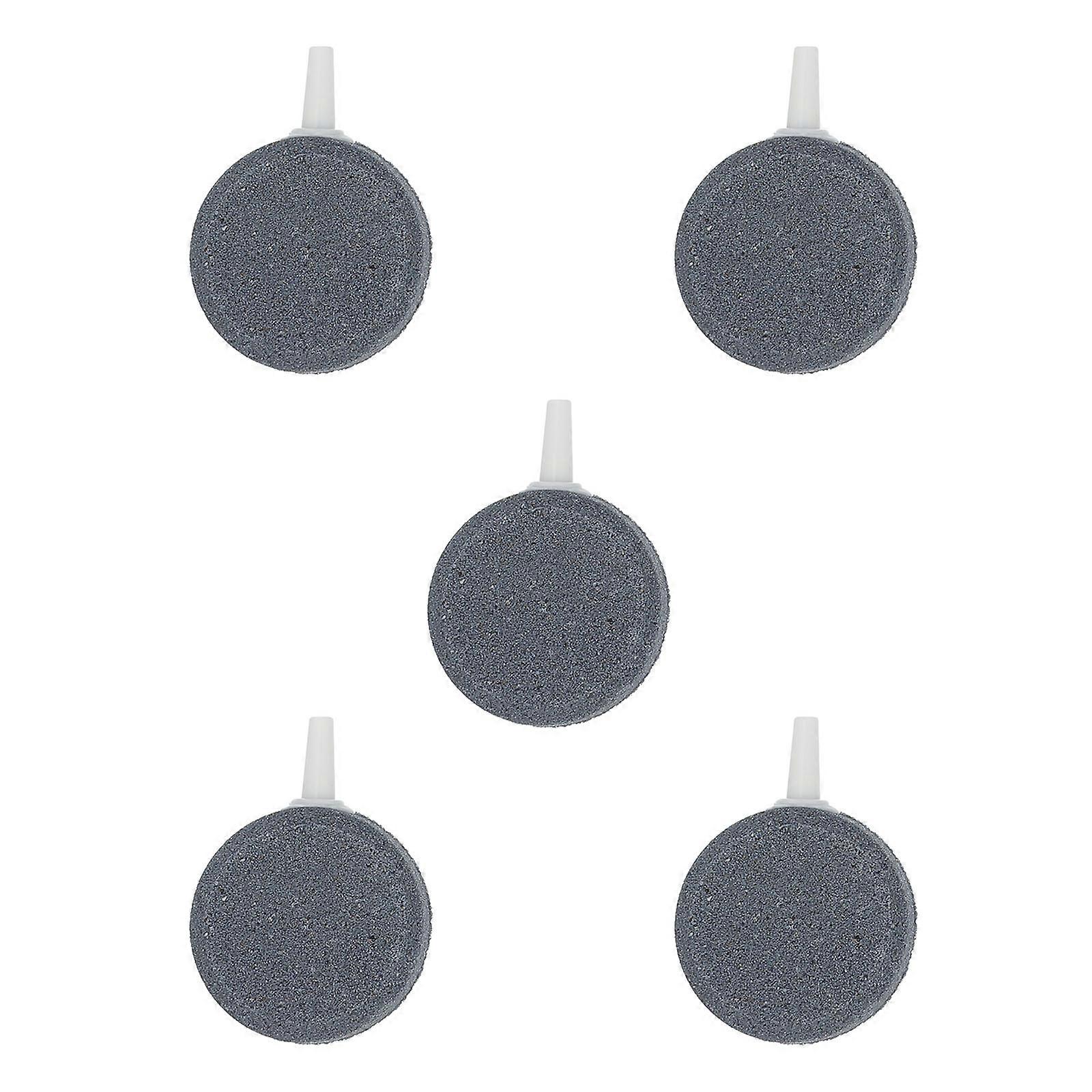 Bubbler Diffuser for Aquarium Air Fish Tank Accessory Grey 4.00X4.00X1.50CM 5Set