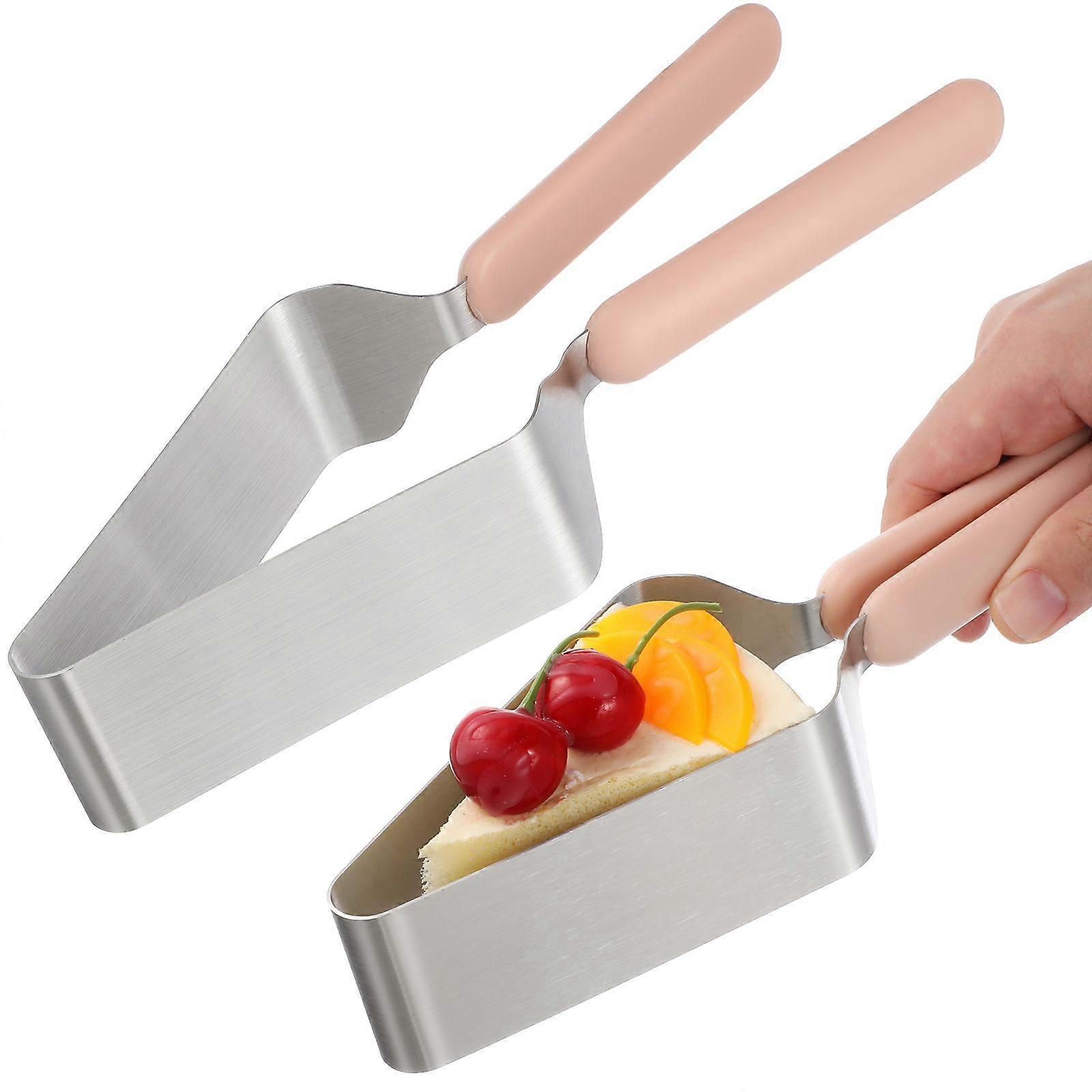 2pcs Cake Cutters Pie Cookie Cutter Pie Cutter Pie Slicer Household Cheese Cake Slicer
