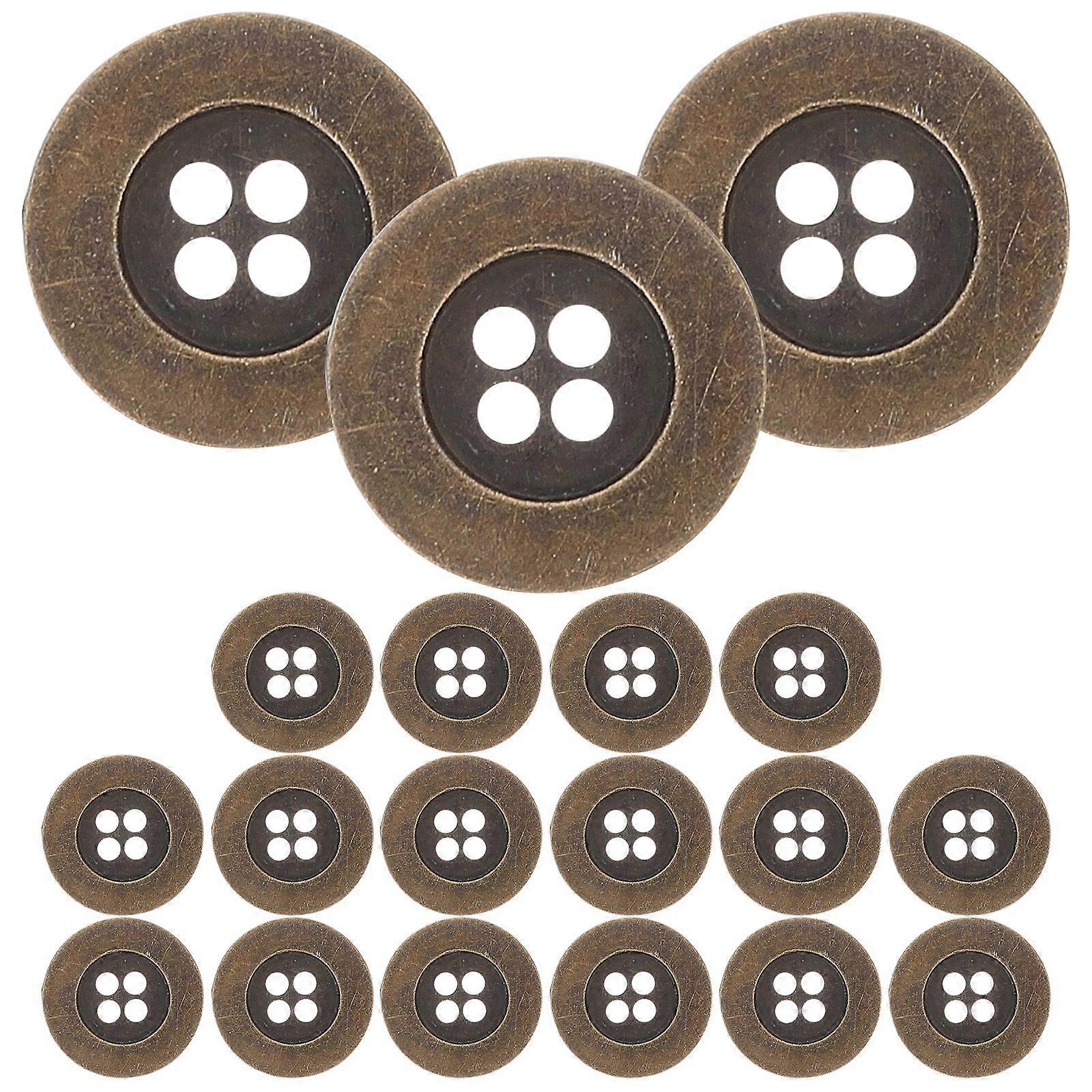 20Pcs Sewing Clothing Buttons DIY Coat Buttons Simple Style Coat Buttons Home Accessory