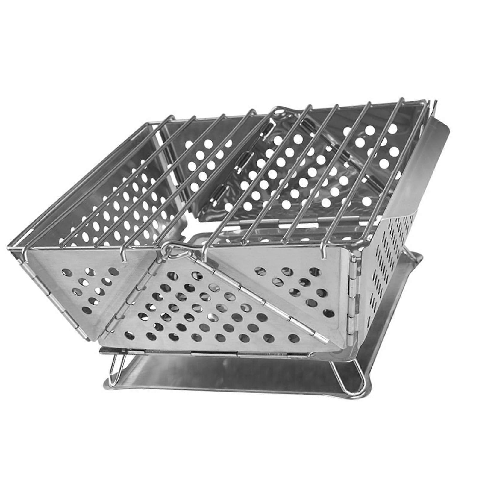stainless steel grills, quick to set up, foldable camping stove with collapsible legs and carrying bag