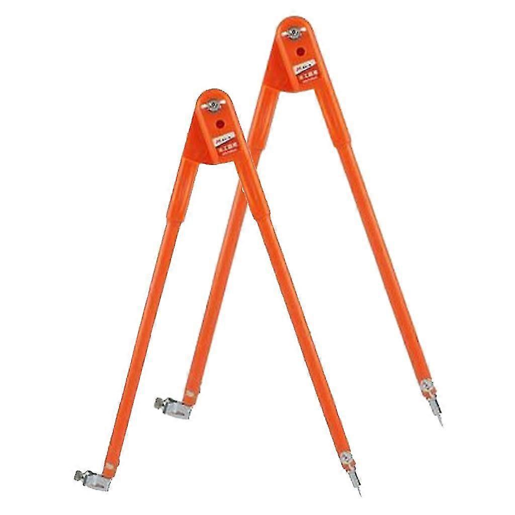 2pcs/set compas de crayon de précision de charpentier, grand diamètre avec crayon L