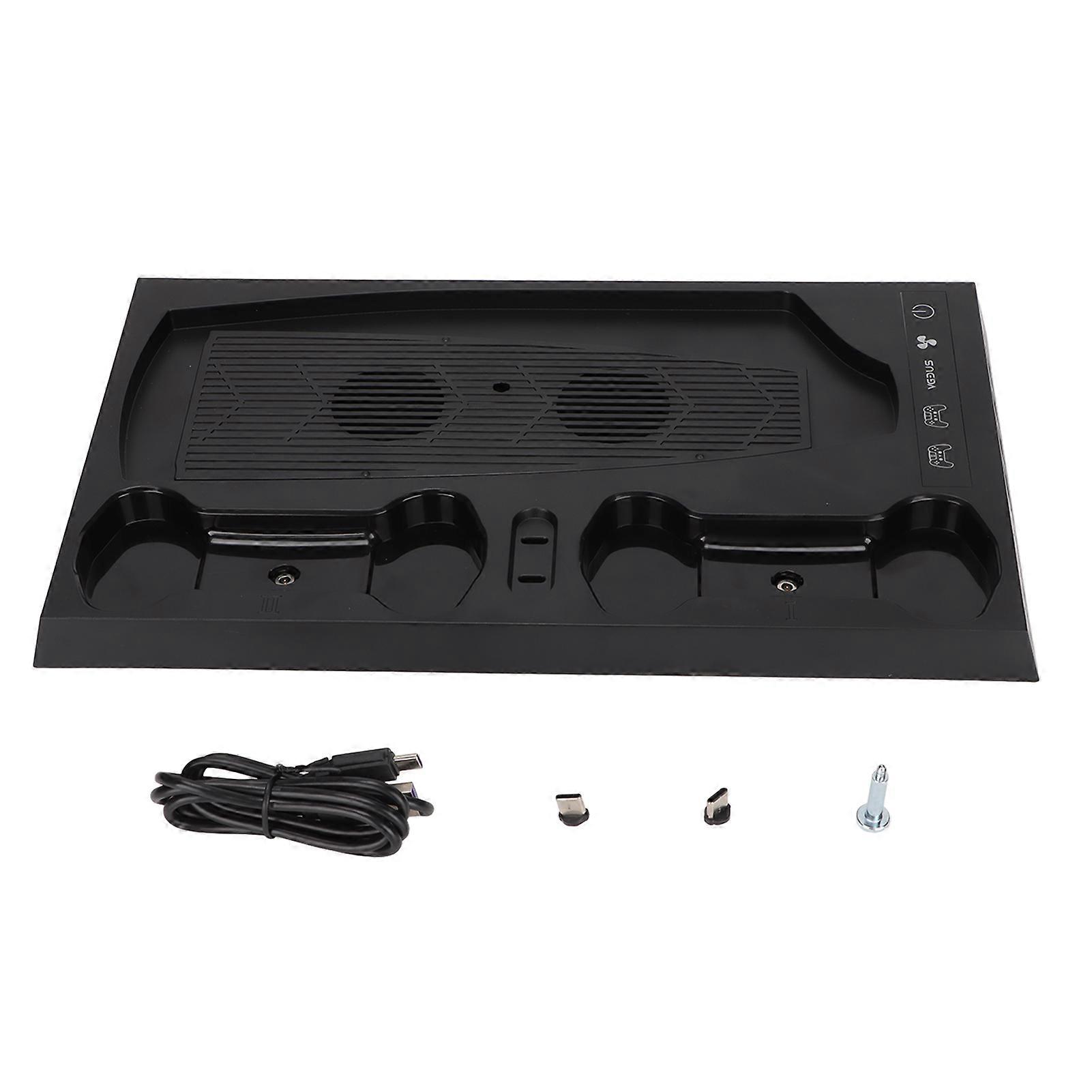 Support de refroidissement GP5-1510 pour console de jeu PS5, ventilateur avec double station de charge rapide