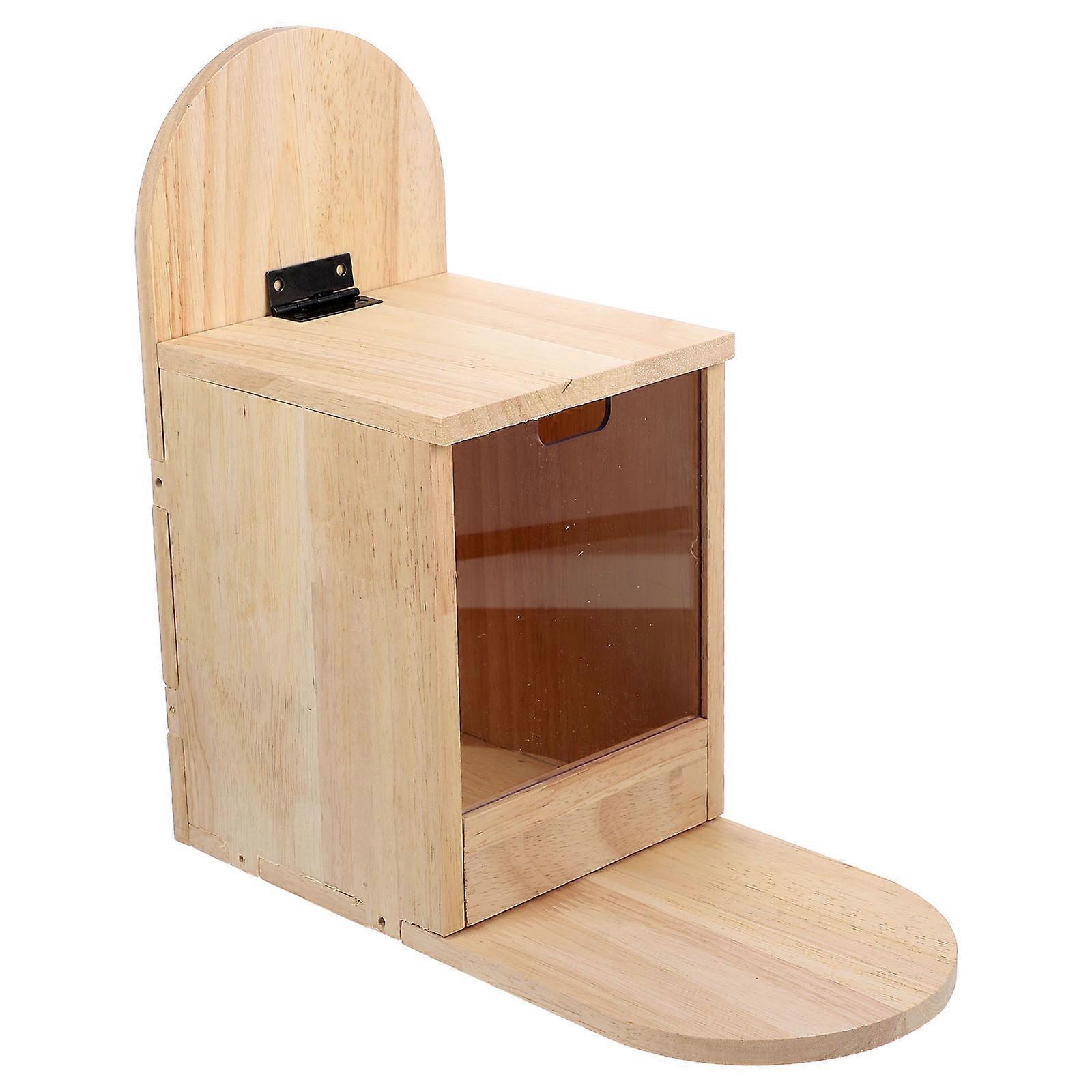 Outdoor Squirrel Feeder Table for Pets Attracting Squirrels and Birds Weather Resistant 24.5x12.5x27.7cm 1Pcs