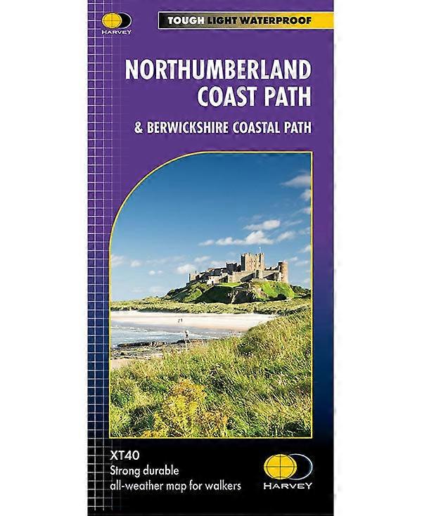 Northumberland Coast Path Xt40 Harvey Map