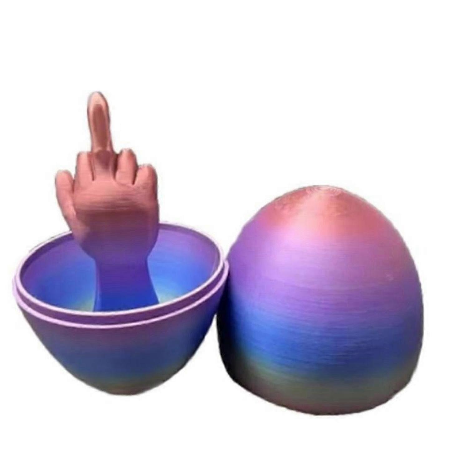 Easter Eggs Surprise Middle Finger Easter Egg Contains Surprise Middle Finger Creative