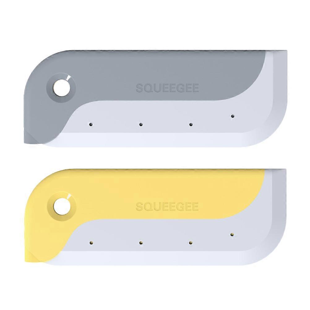 Window And Bathroom Squeegee Mini Glass Cleaning Squeegee General Users Simple Design 15.90X5.90X0.60CM 2Set