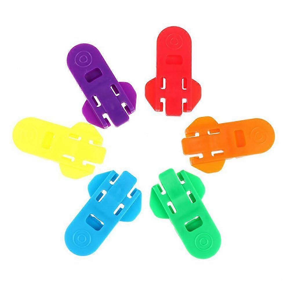 Drink Can Opener, 6 Pieces, Colourful Can Stopper, Ring Opener, Plastic
