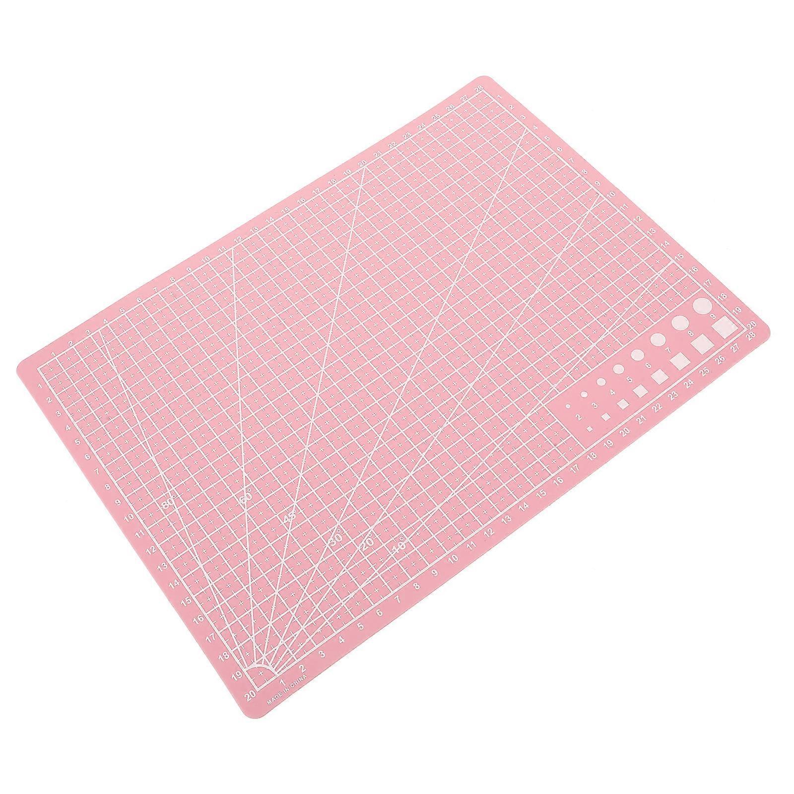 Double Sided Non Slip Cutting Mat for Crafts, Durable Plastic Engraving Board for Sewing, Scrapbooking, and Model Kit Projects