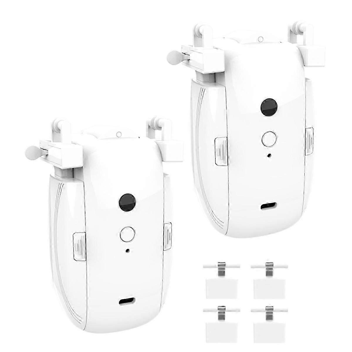 2PCS Tuya Smart Automatic Curtain Opener Bluetooth T/U-Rail Curtains Switch Robot Remote Control fo