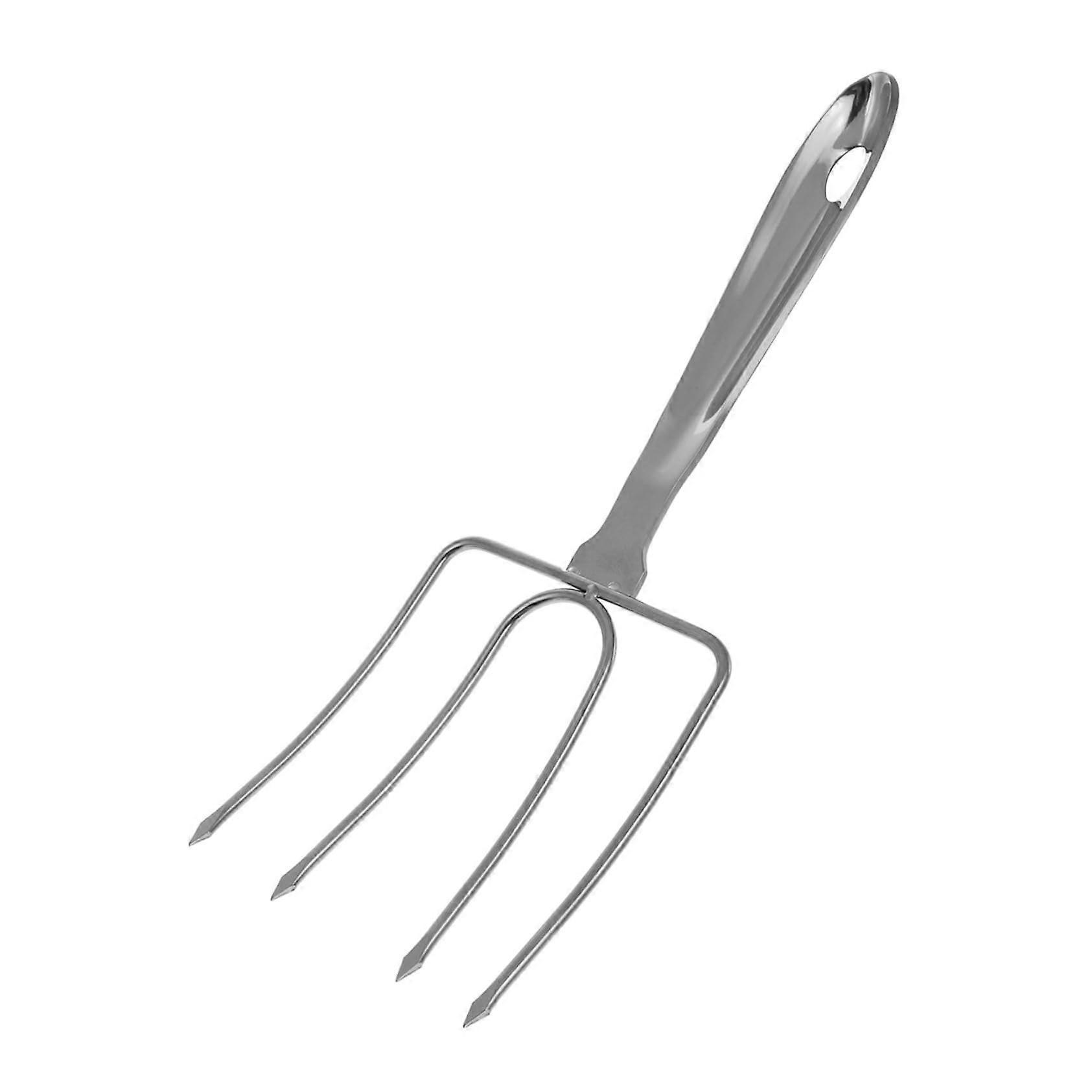Turkey Fork for Barbecue and Roasting, Stainless Steel Poultry Lifting Fork, Carving Tool for Grilling Chicken and Turkey