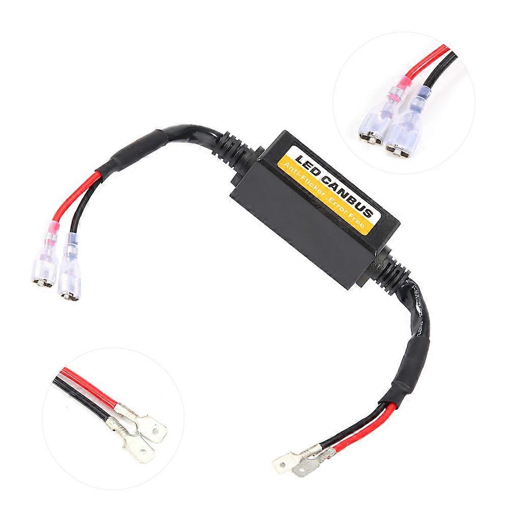 2Pcs Car LED Decoder Anti Hyper Flash No Error Wirewound Load Resistor 25W 25Ω