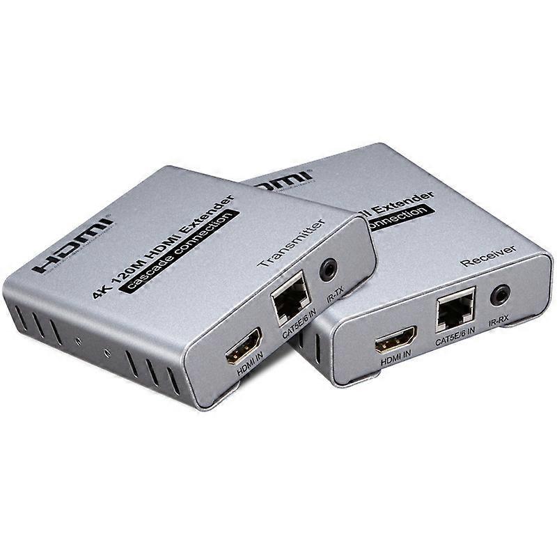 HDMI Single Cable 120m Transmitter / Receiver Extender 4K HD Transmitter