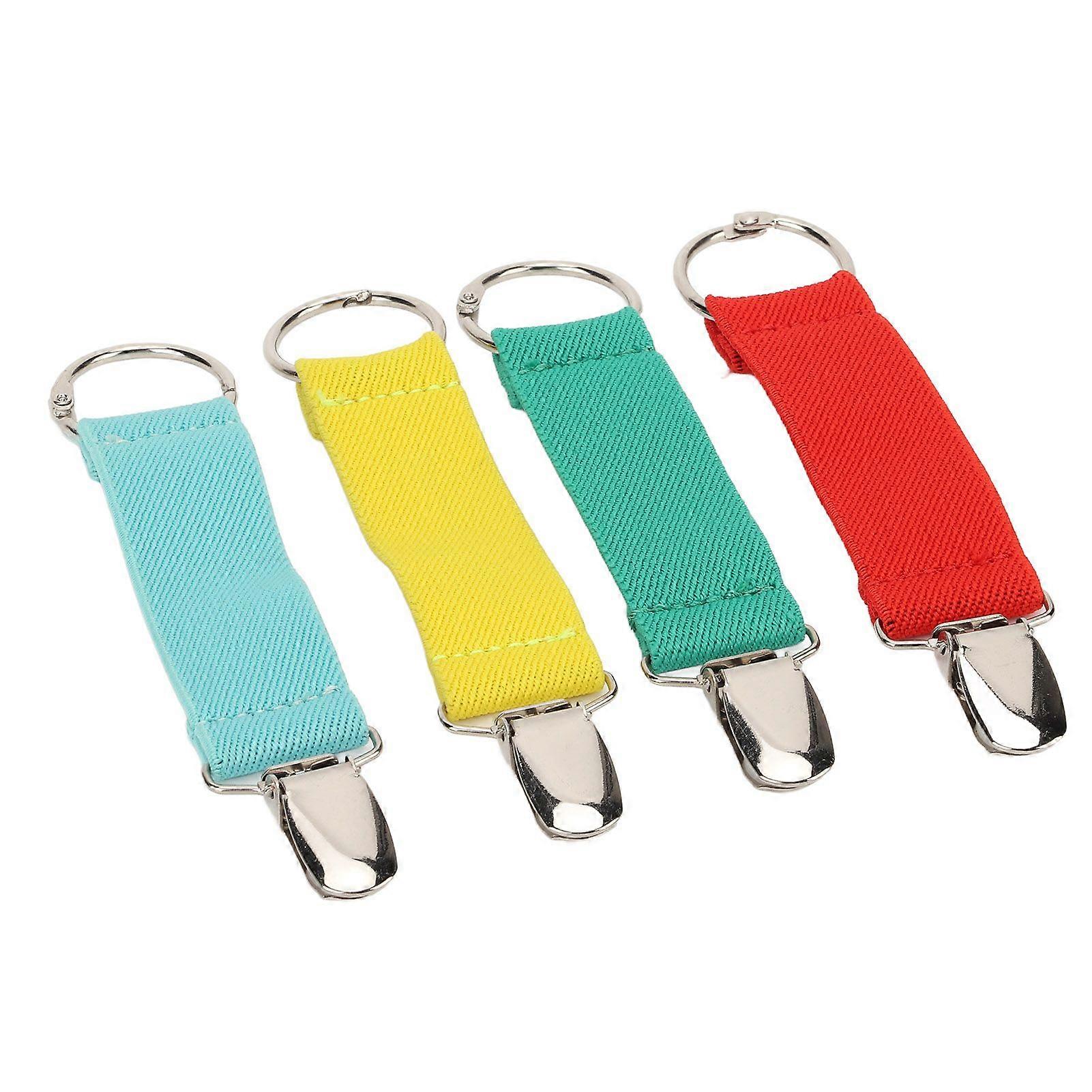 2025 Latest Model  4pcs Hat Clip 4 Colors Embedded Plastic Lock Elastic