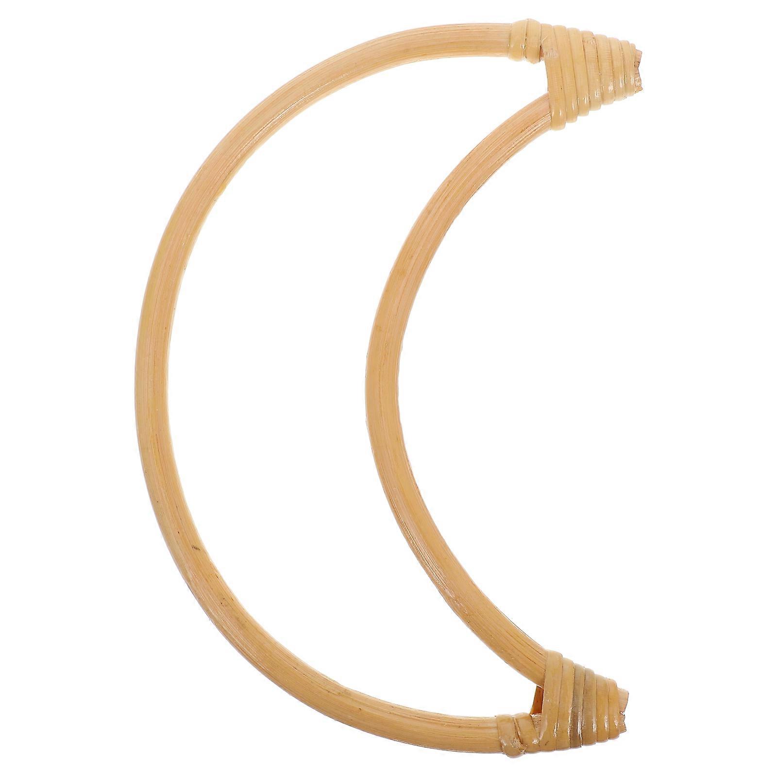 Rustic Charm Wind Chime Circle Wood Material Diy Projects Home Decor Use 1Set