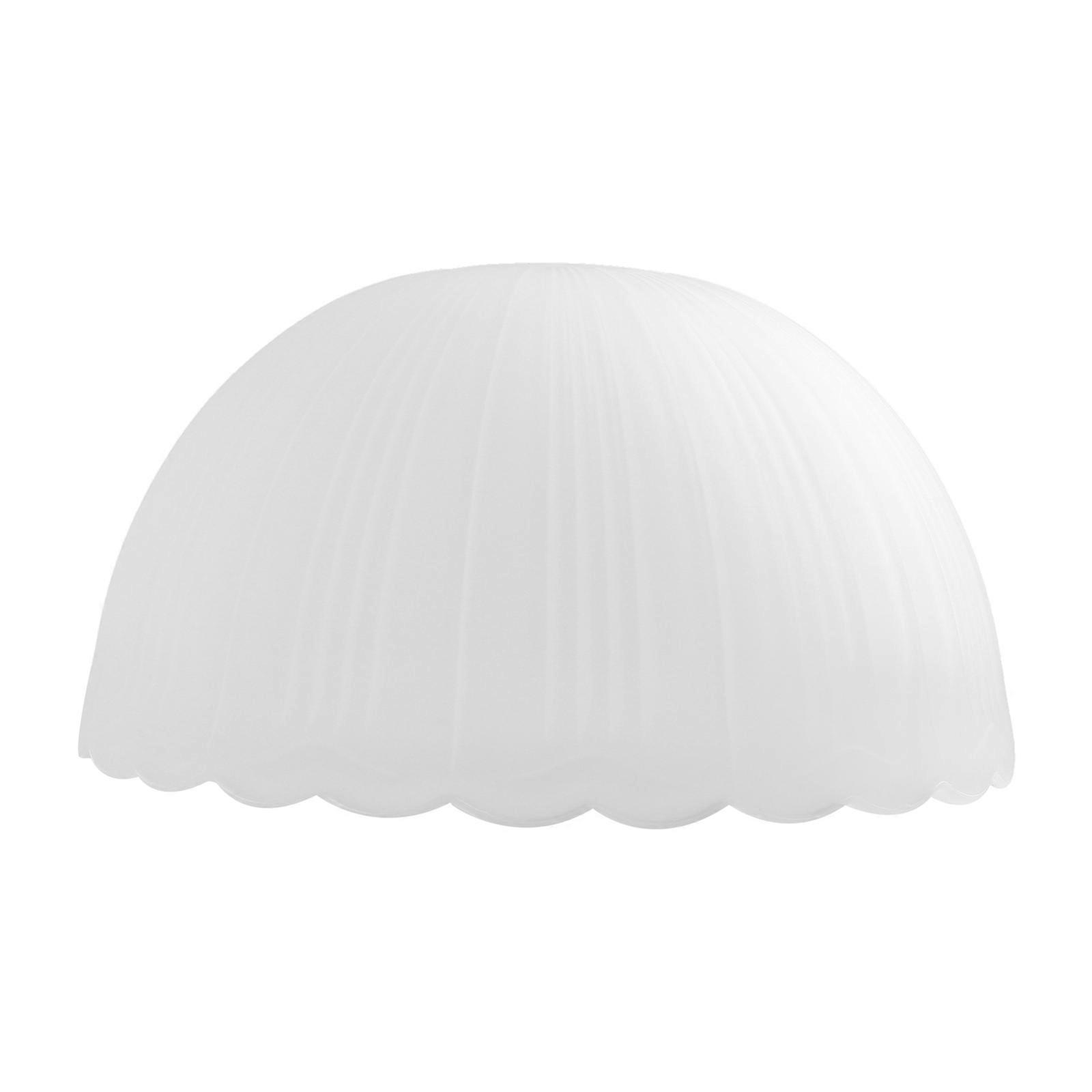 Creative Glass Artistic Lampshade Simple Round Design Table Lamp Light Cover Houseowners 1Pack