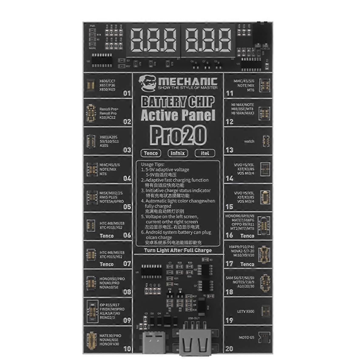 Battery Activation Board for XM TRANSSION Android 400+ Models Phone Activation