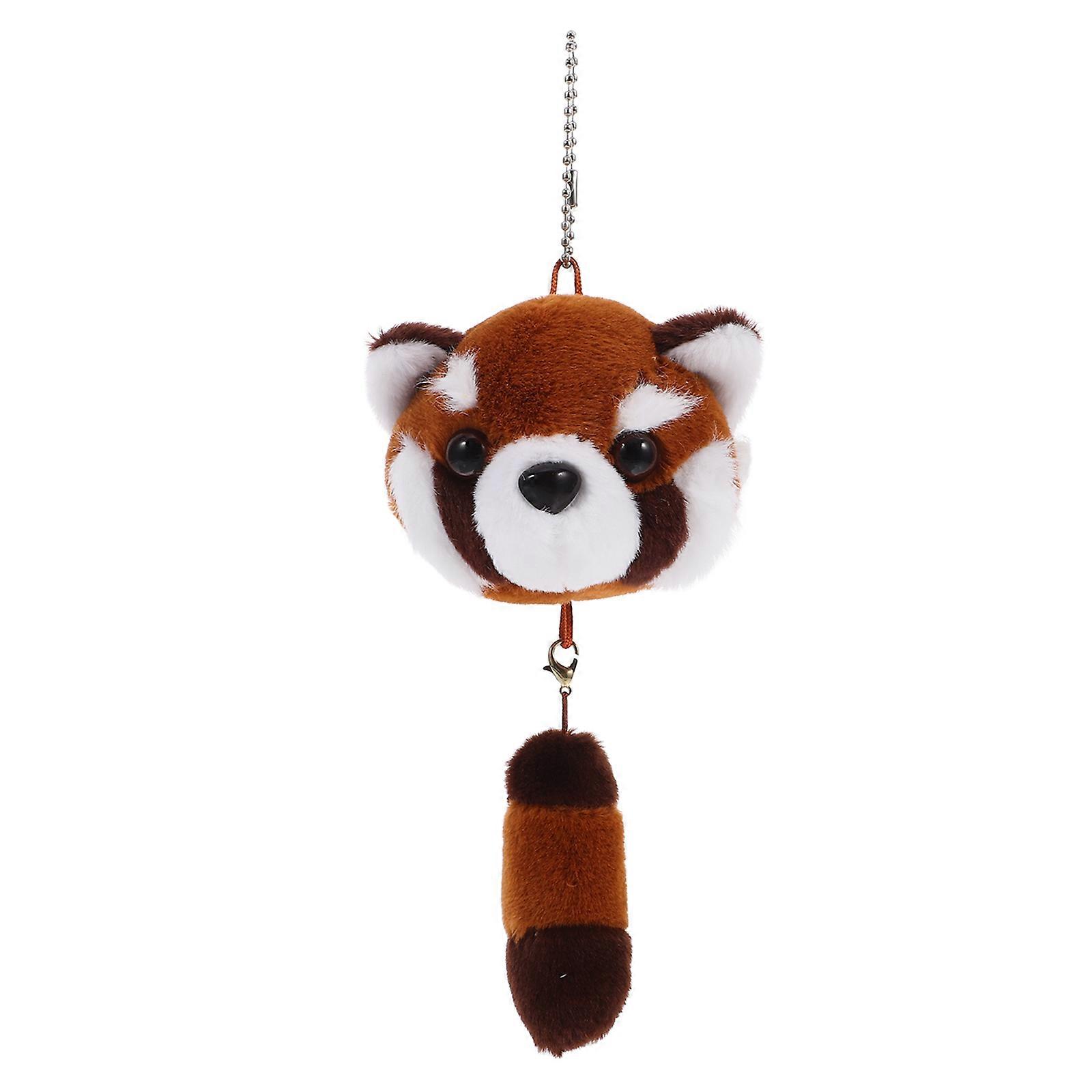 Raccoon Keychains Ornament For Women Stuffed Raccoon Pendant Cute Cartoon Raccoon Shape Decorative 1Pack