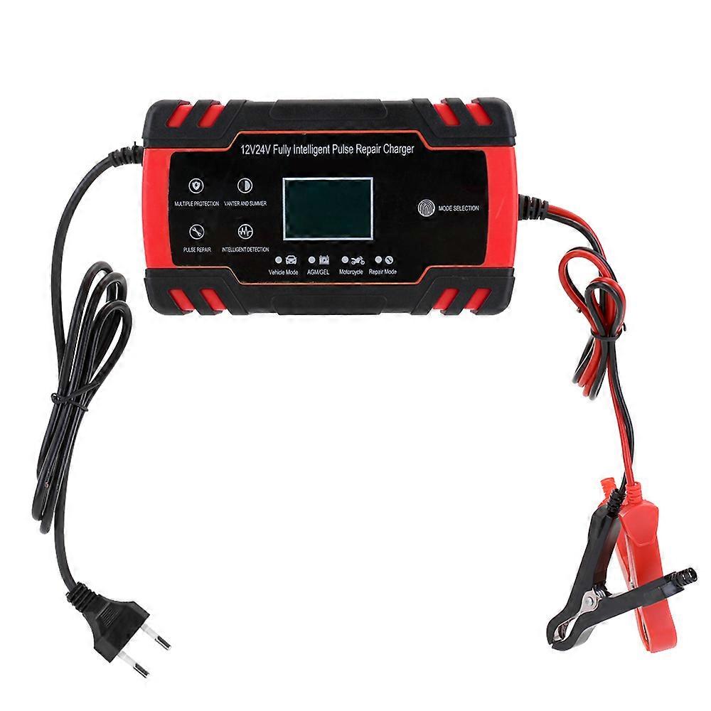 Mini Size Tragbarer 12 V / 24 V Autoadapter Elektromotorrad Auto Cell C-Harger mit Digitalanzeige