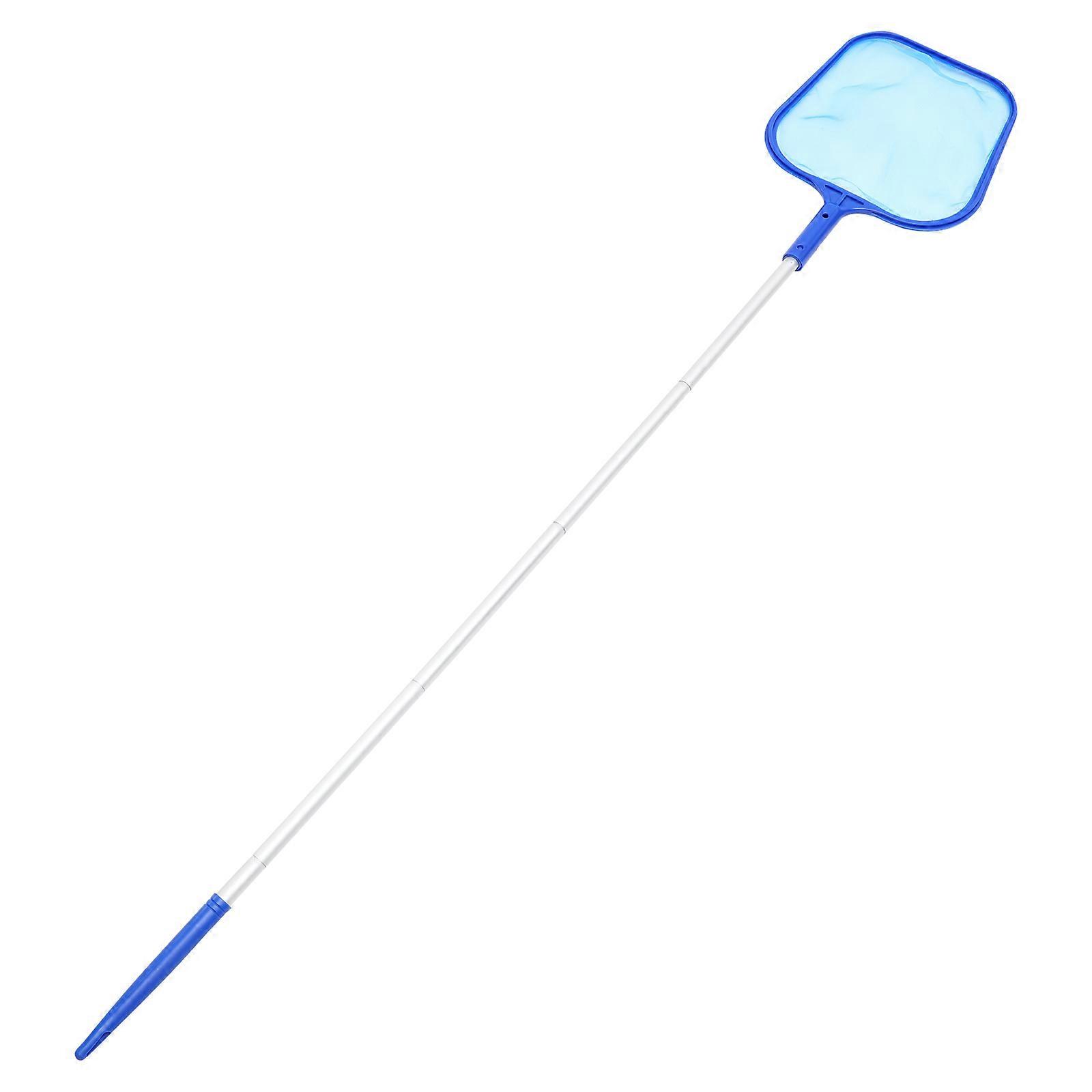 Efficient Pool Leaf Cleaner Net with Lightweight Aluminum Pole for Pools, Fountains, and Ponds – Removes Debris and Protects Fish