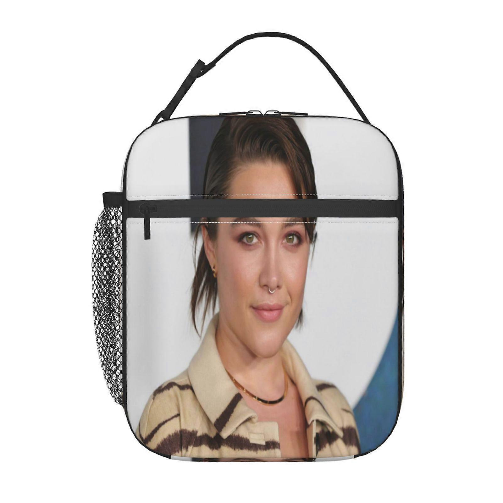 k312 Florence Pugh Lunch Bag Antibacterial Lining, Silver Ion Technology to Prevent Mold & Odor Build-Up h312