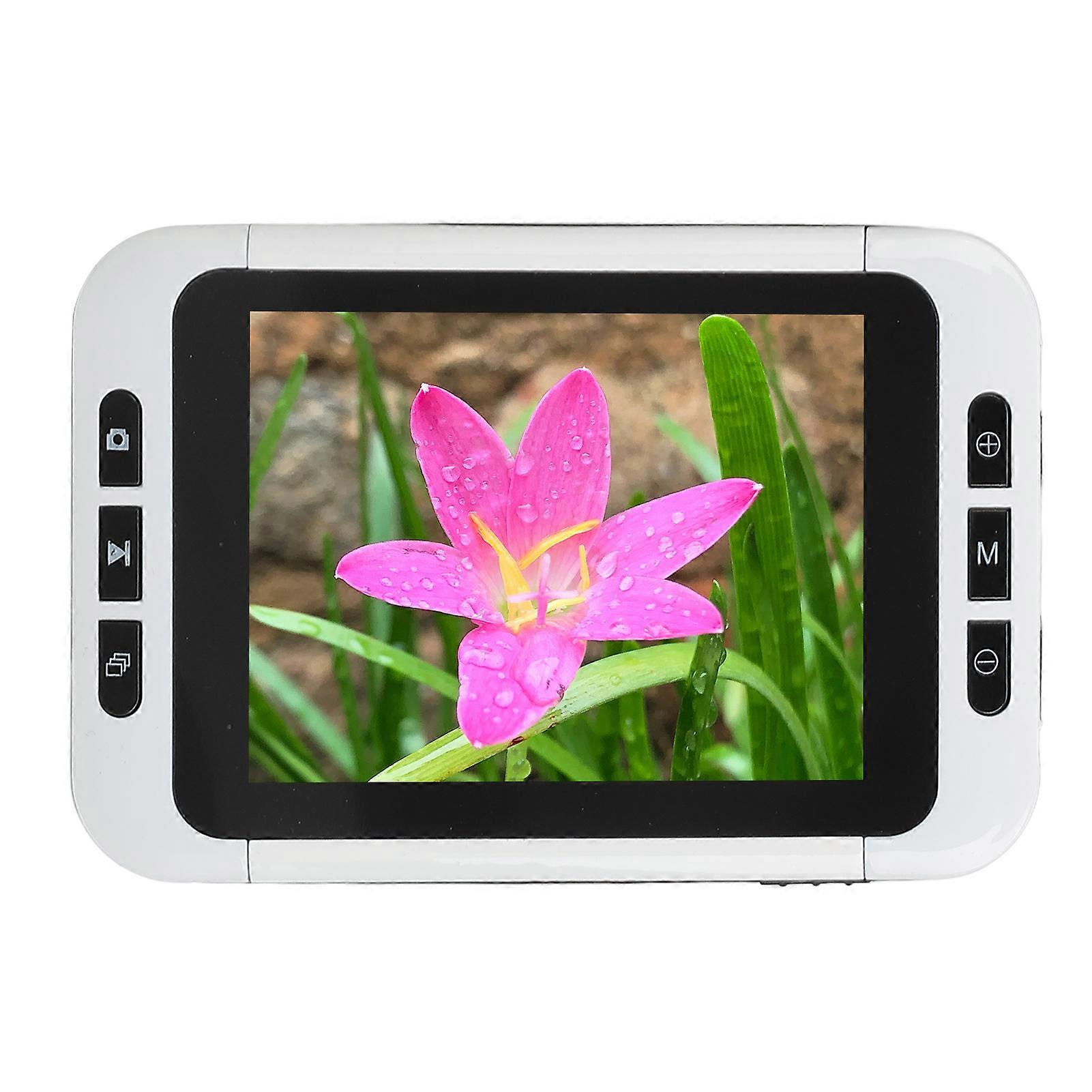 Loupe vidéo numérique portable pour basse vision 2 à 32X fois Zoom 3,5 pouces Luminosité réglable Plusieurs modes de couleur Aide à la lecture Prise UE 100-240V