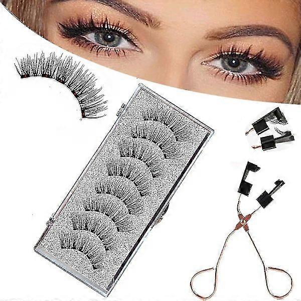 Magnetic eyelashes 3D artificial set, reusable