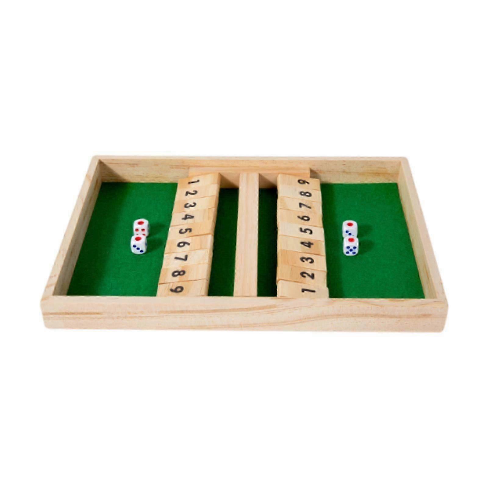 Shut The Box Game Classic Interactive Math Number Game for Kids Families Bar