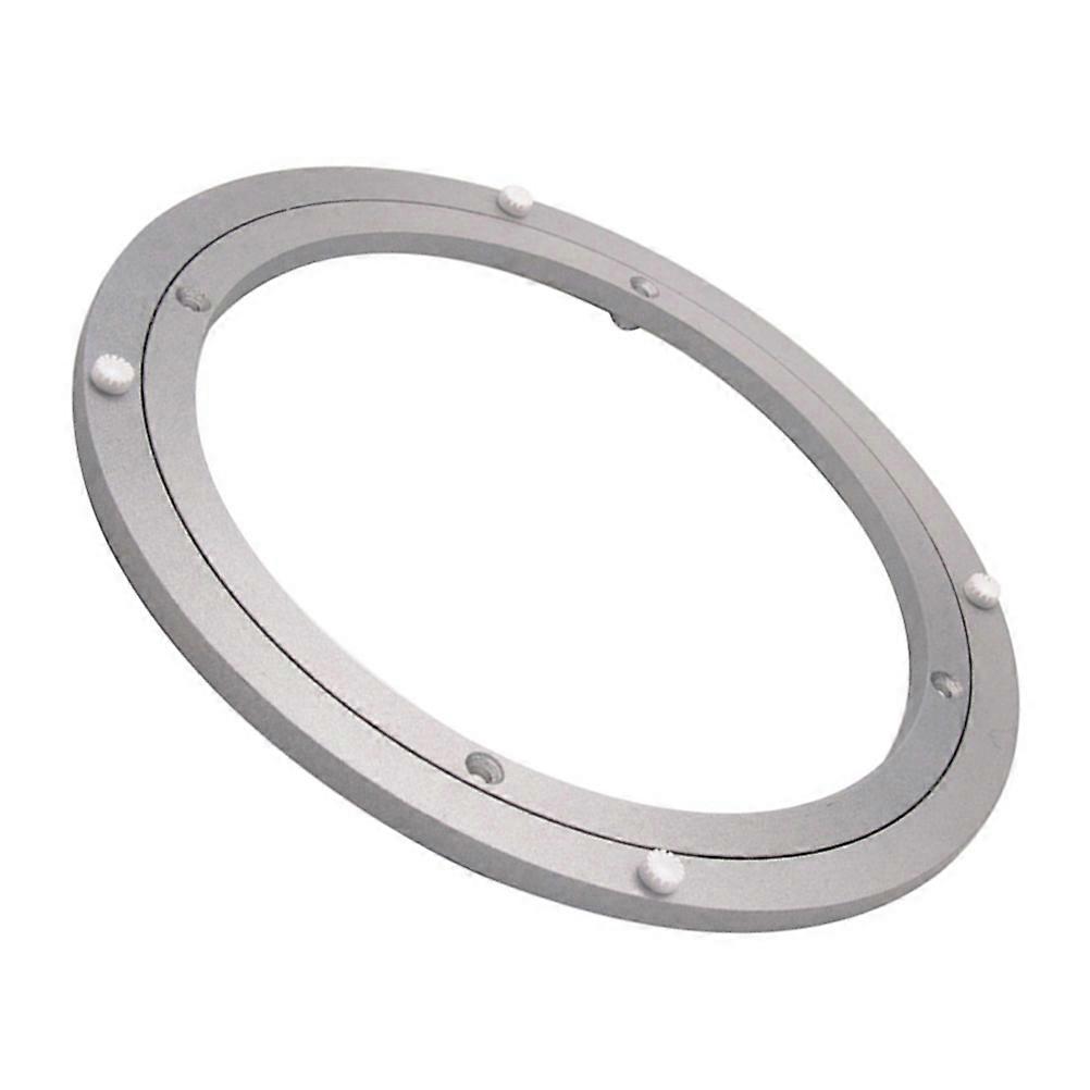 Aluminum Alloy Rotating Turntable Bearing Plate, Smooth Swivel Design for Dining Tables, Lazy Susan for Easy Food Sharing