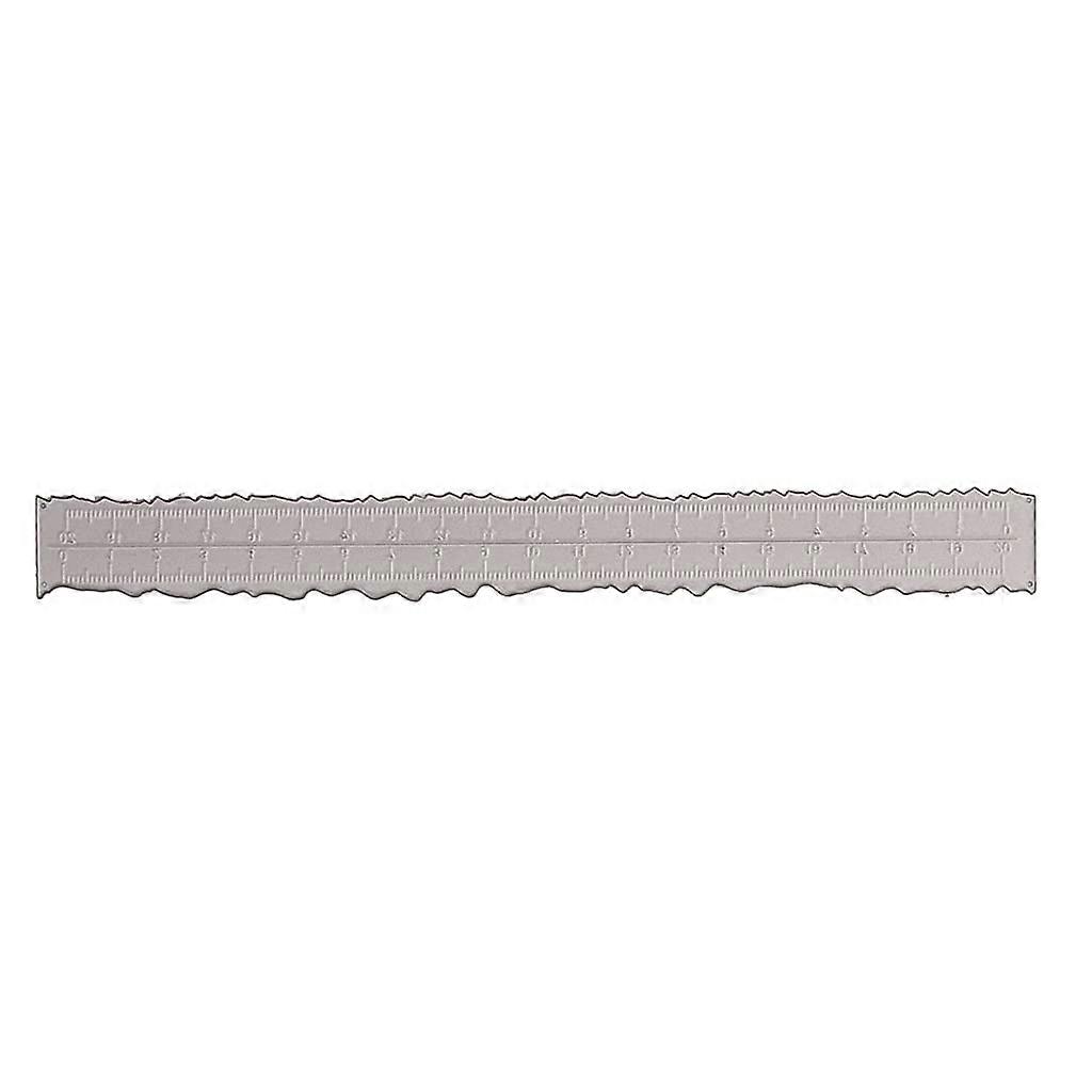 Irregular Ruler Cutting Dies Carbon Steel Cutting Dies Stencil Decorative Embossing for Diary Paper Crafts